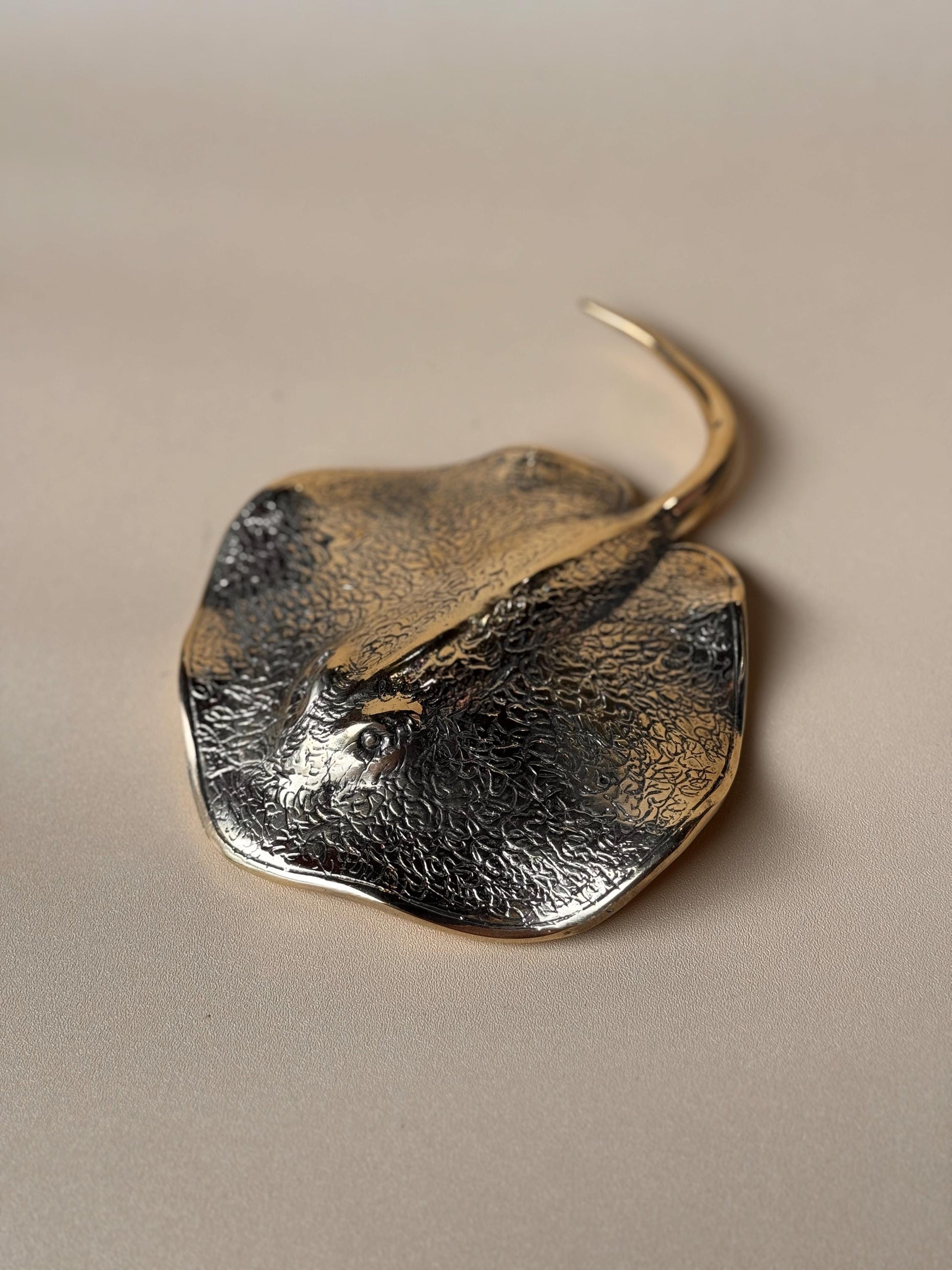 Brass Stingray Wall Hook