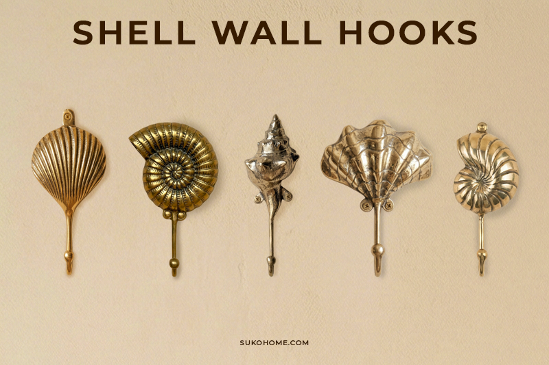 Brass Shell Wall Hooks: How Decorative Hardware Can Transform Your Interior