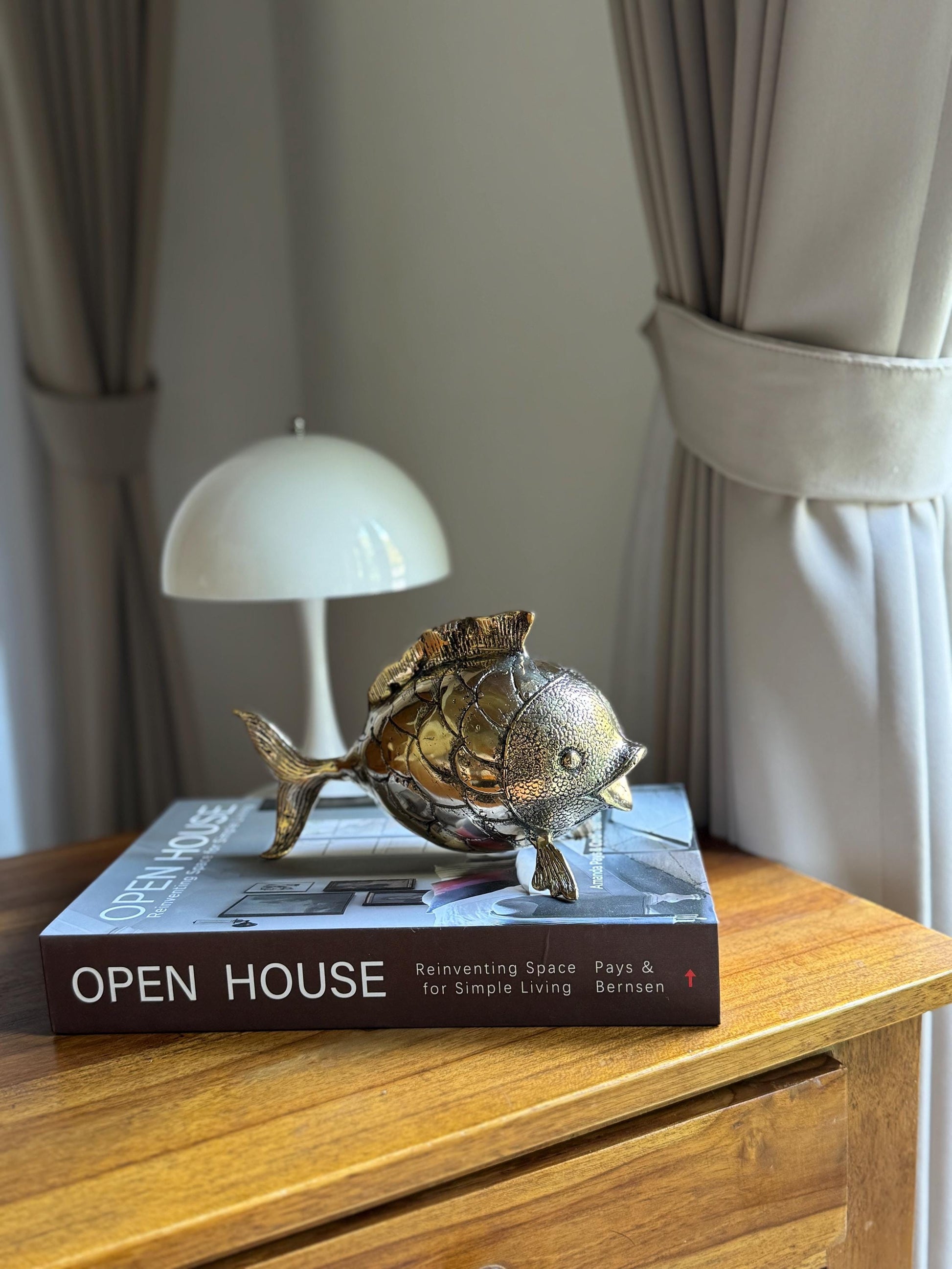 Brass Goldfish Figurine