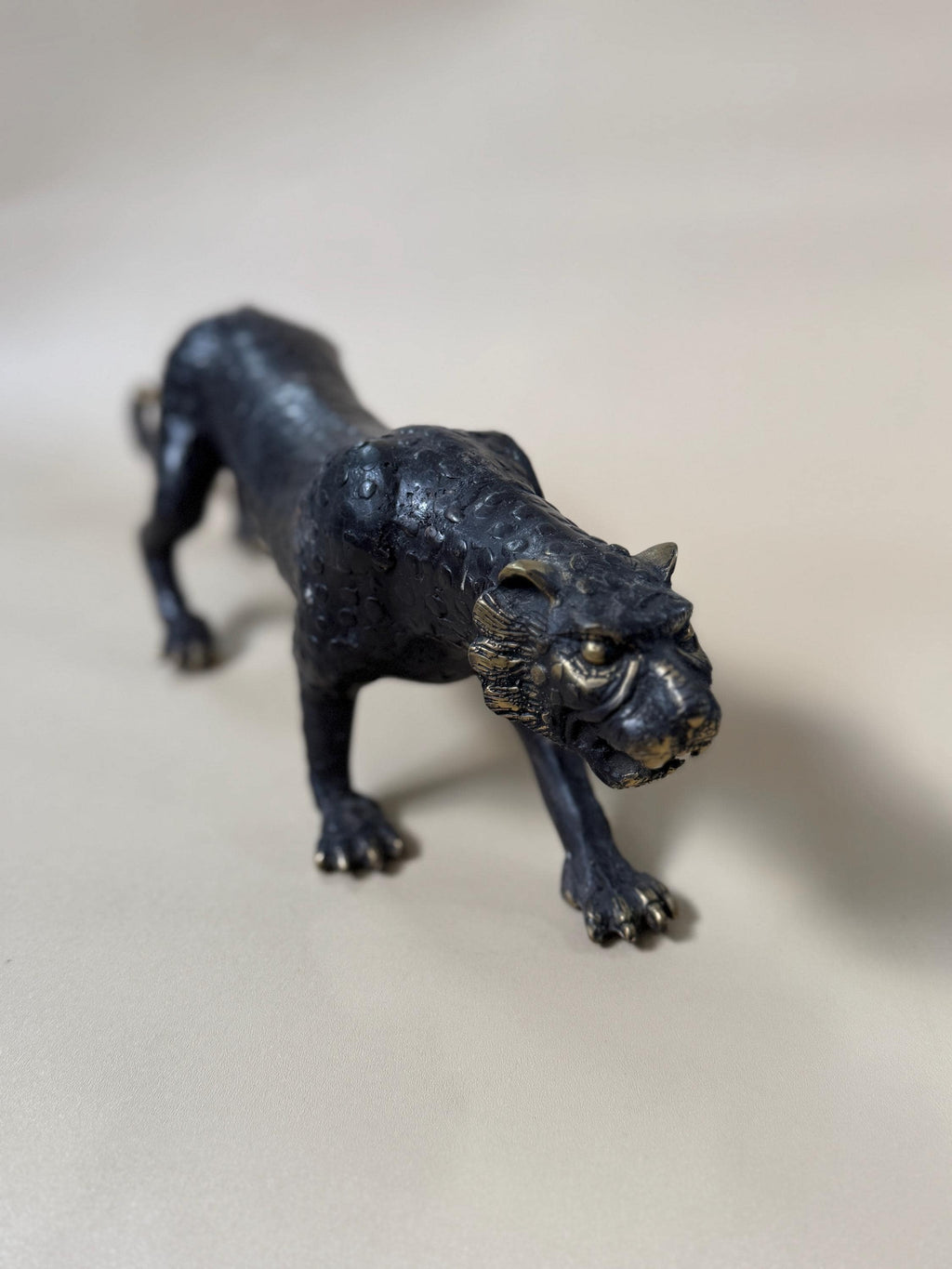 Brass Leopard Figurine