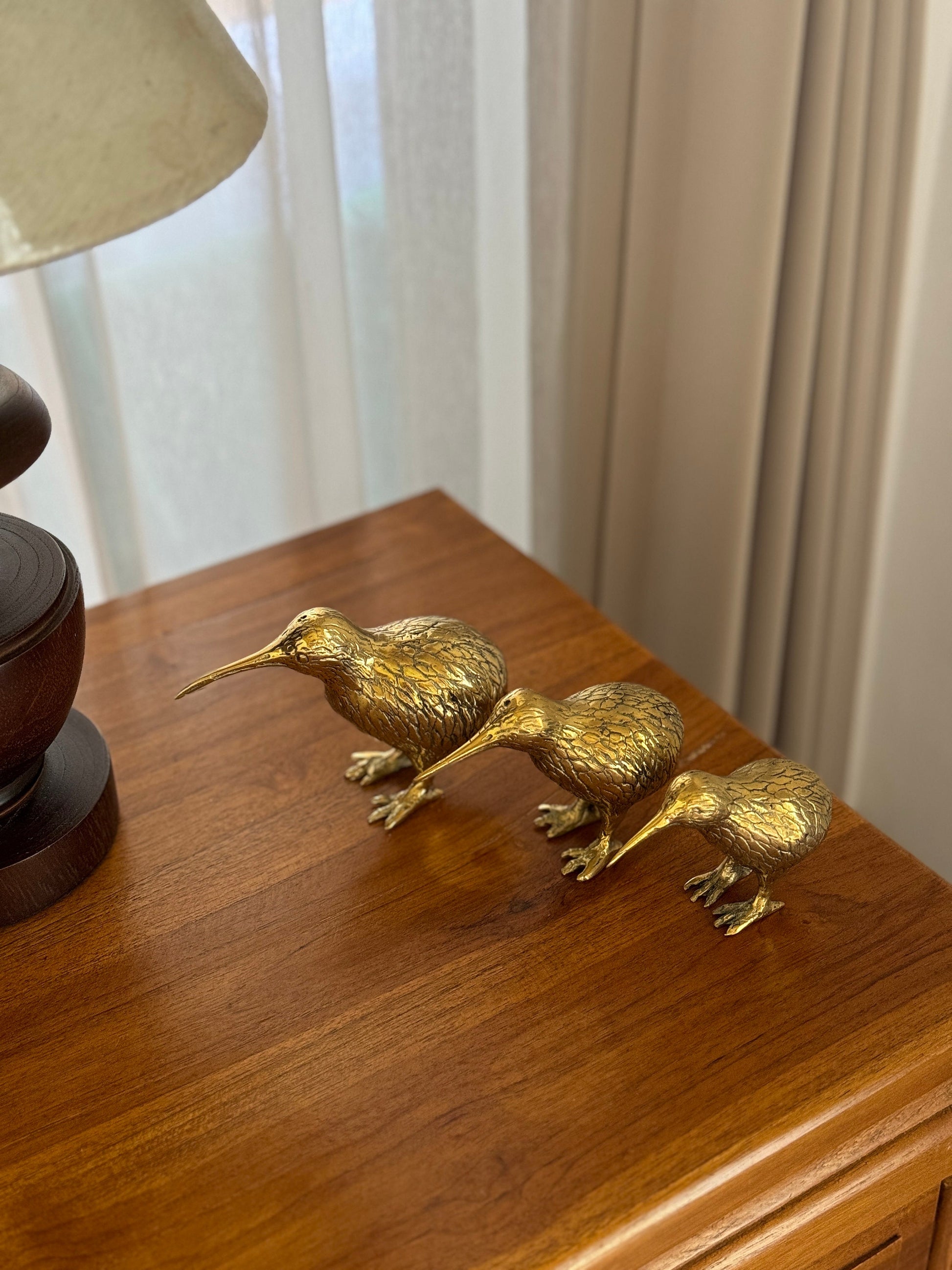 Bali Small brass kiwi bird statue – Vintage Decor