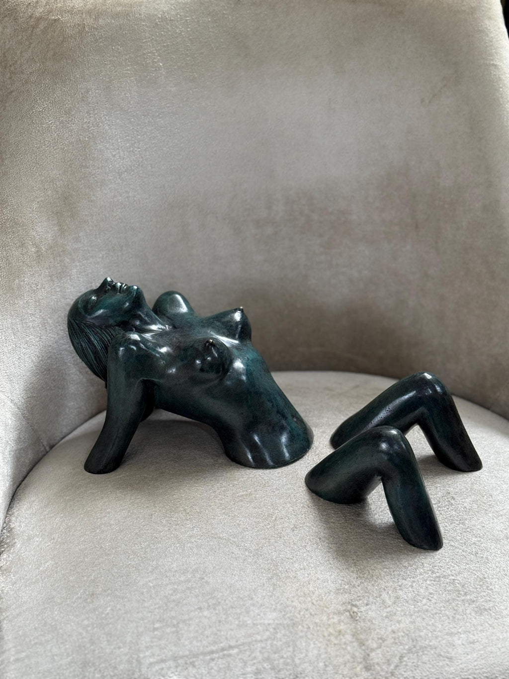 Bronze Female Torso Sculpture