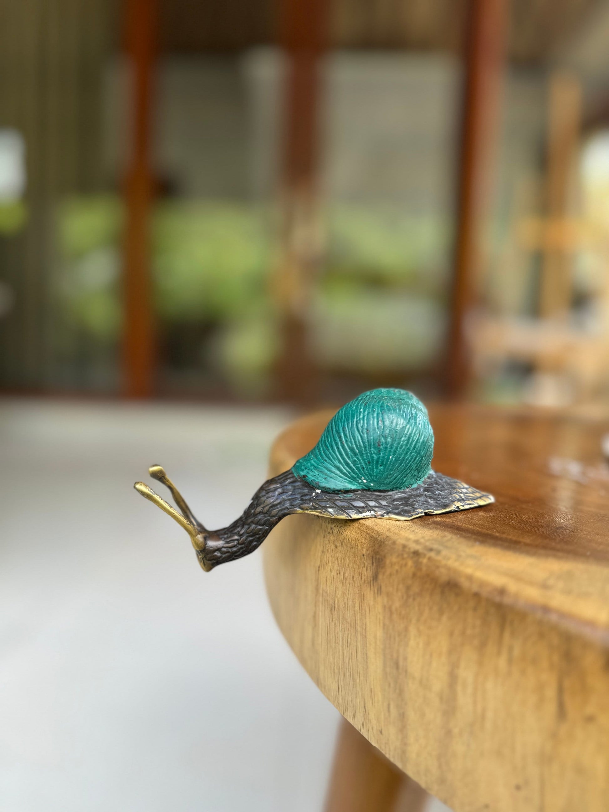 Brass Snail Figurine