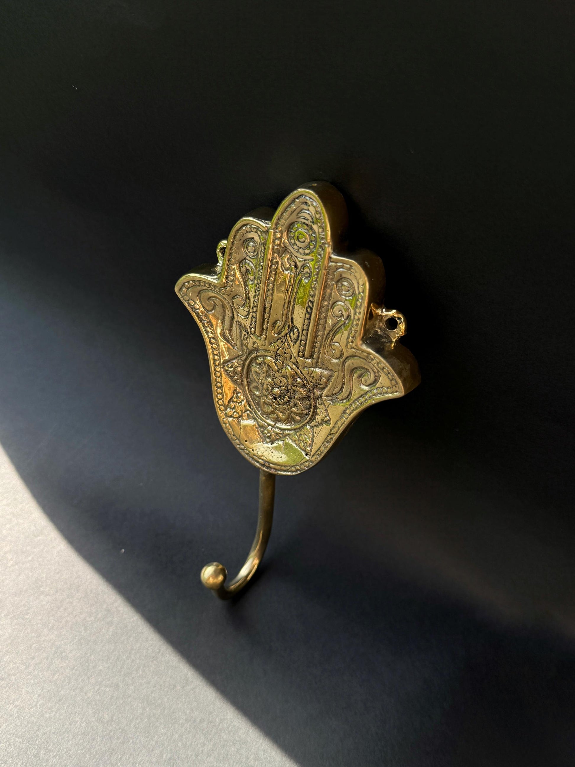 Brass Hamsa Wall Hook