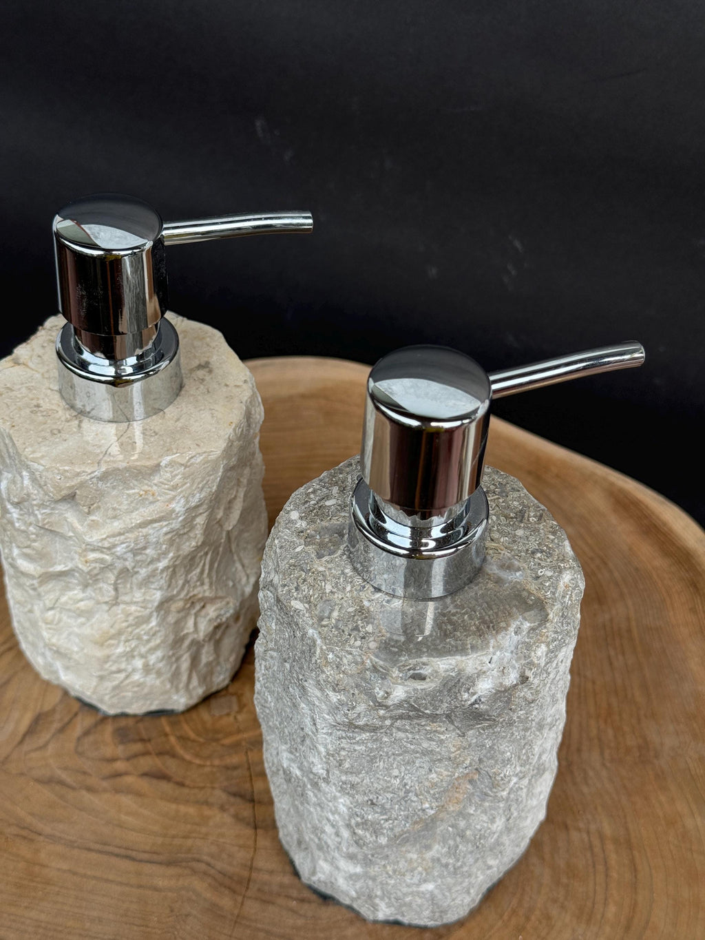 Handcrafted Natural Stone Soap Dispenser