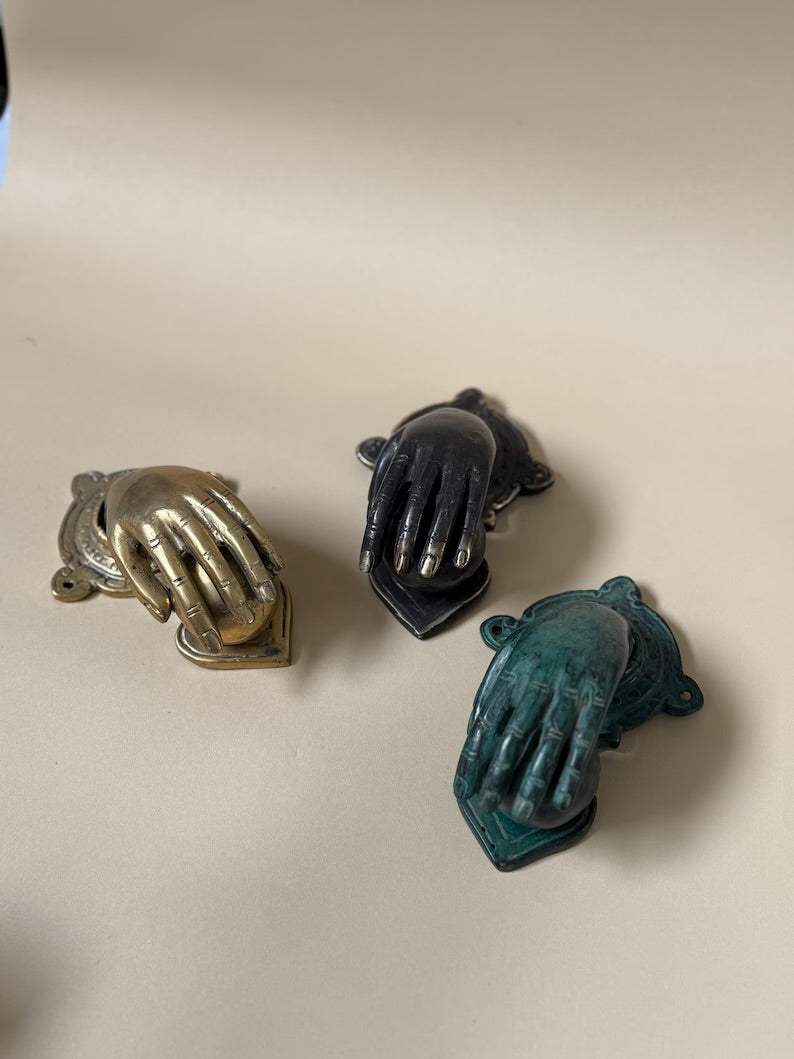 Hand Brass Door Knocker