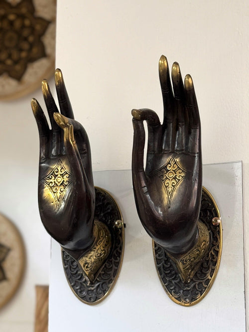 Bali Antiqua Brass Hand Door Handles – Vintage Decor