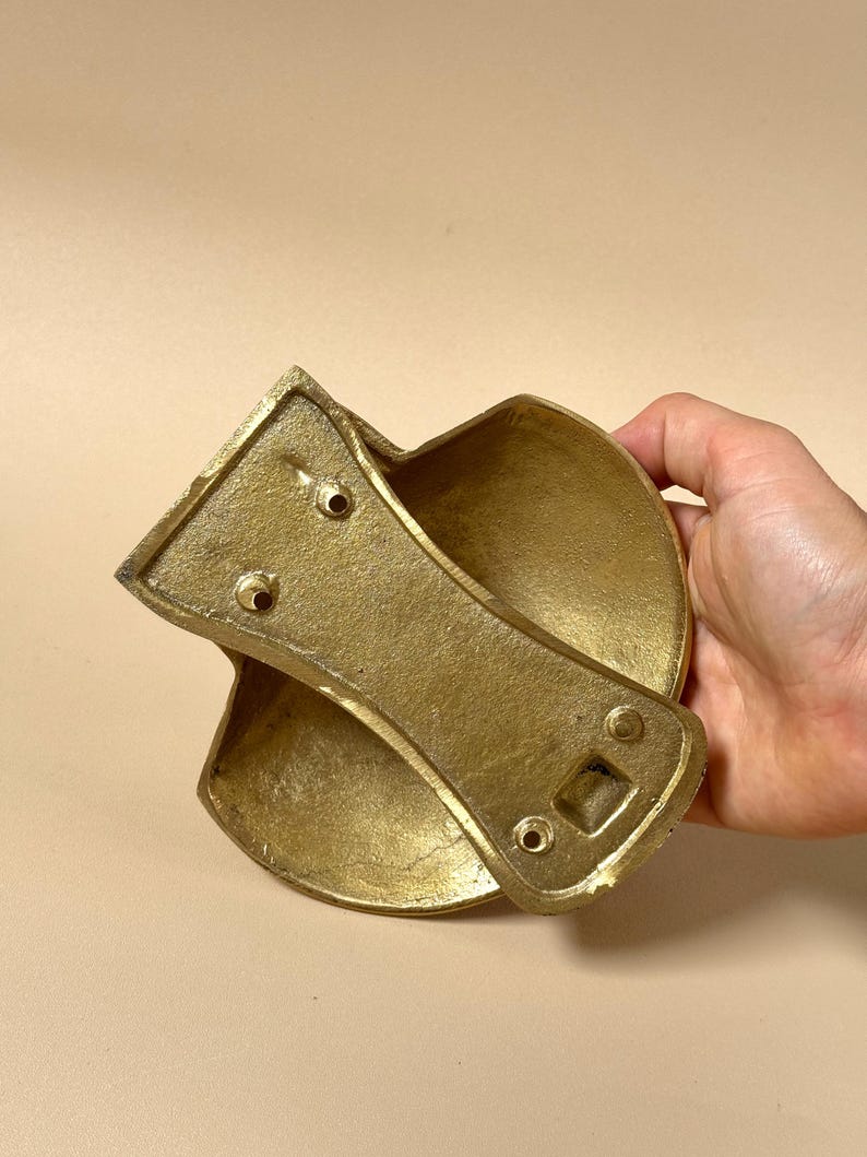 Vintage Brass Shell Door Knocker