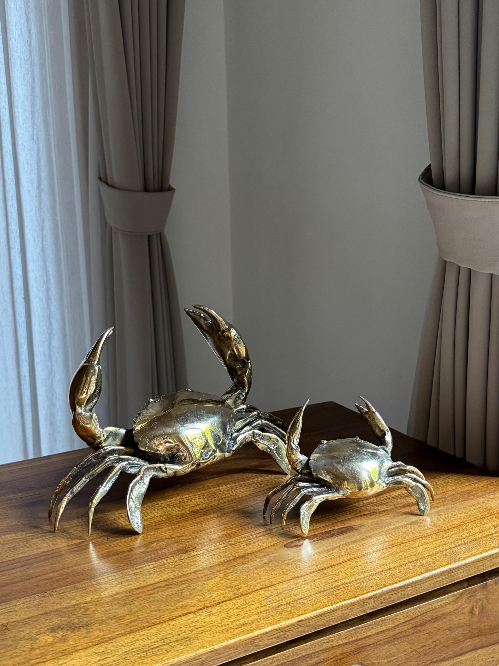 Brass Crab Figurine