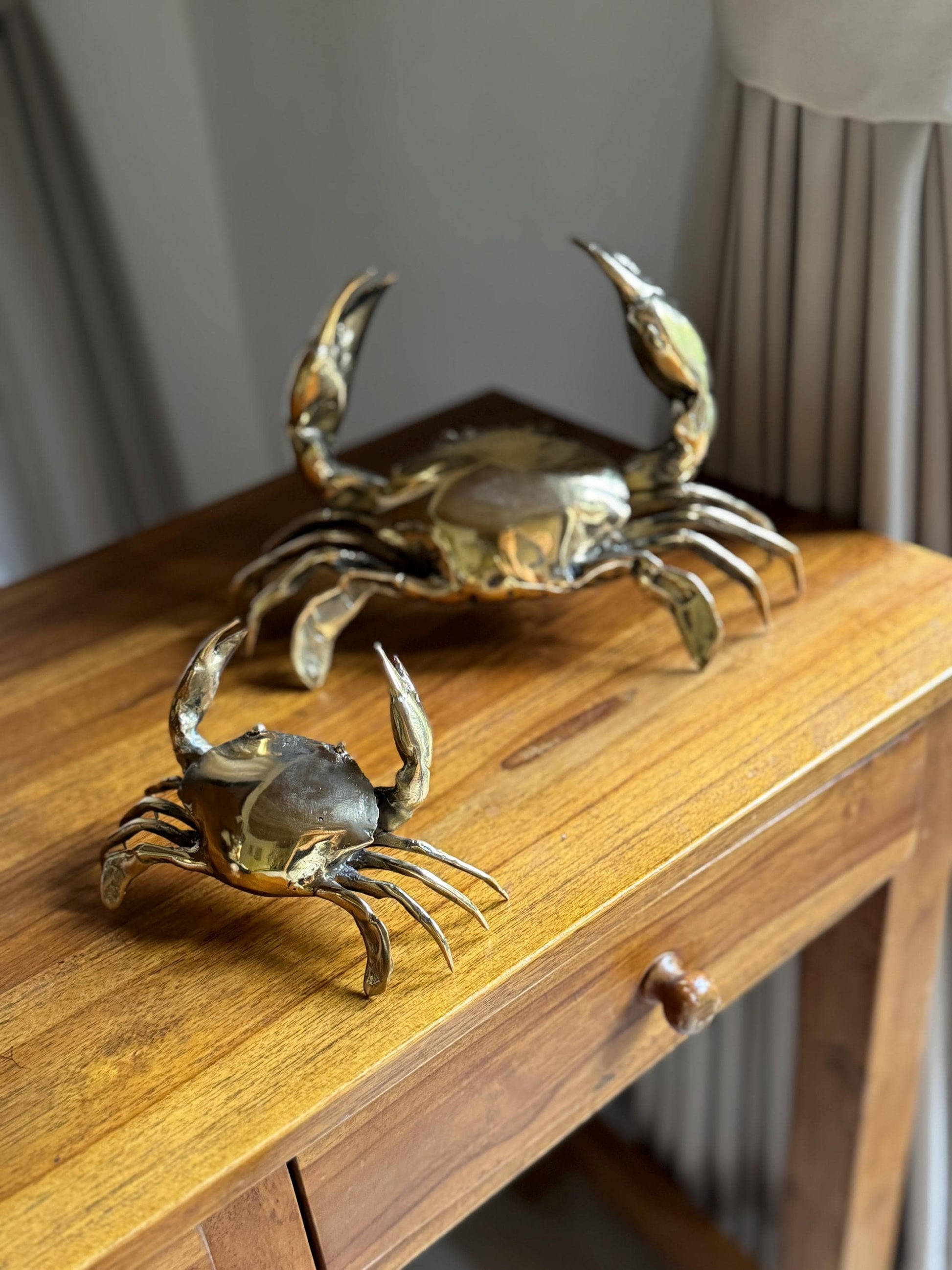 Brass Crab Figurine
