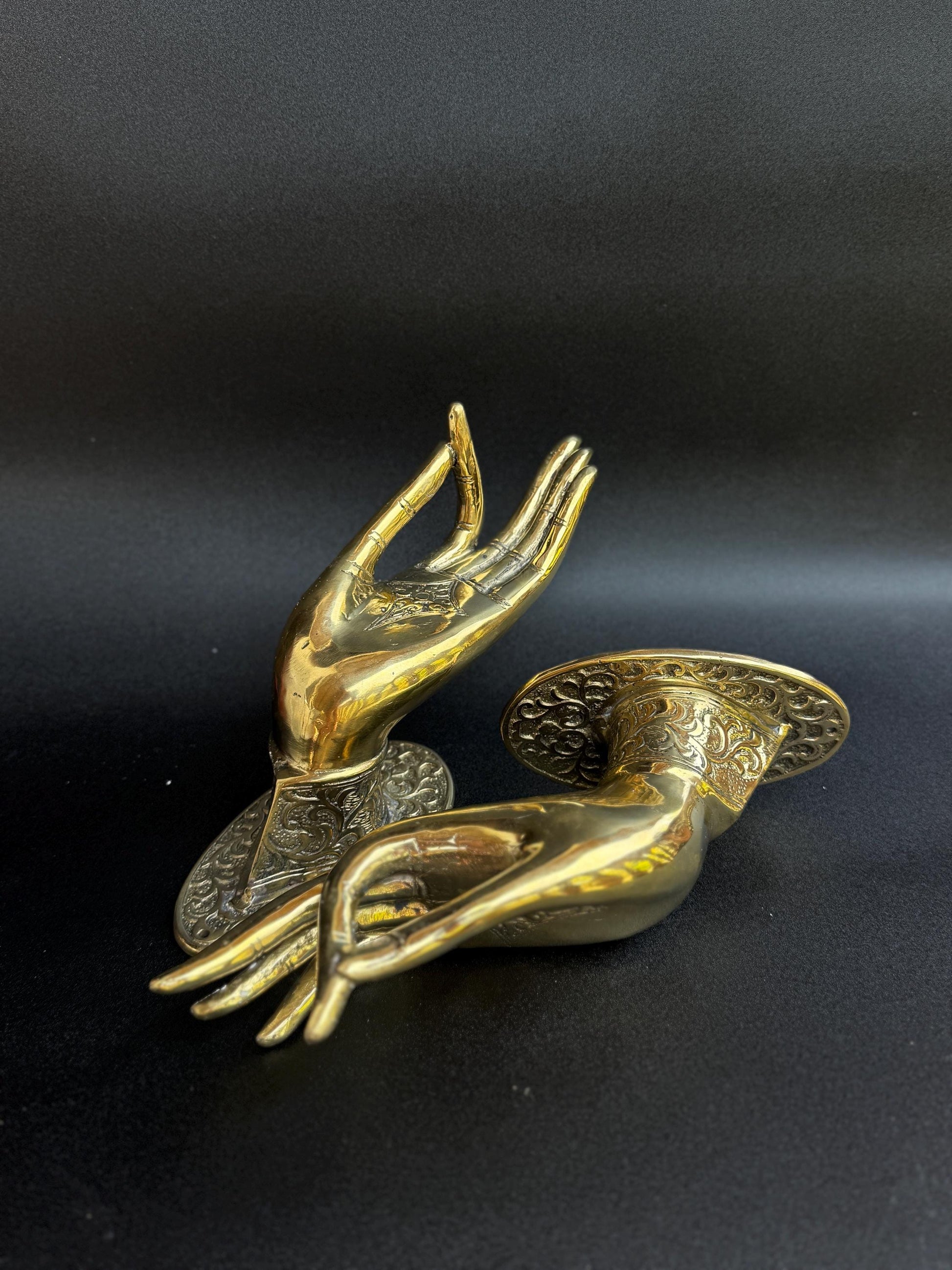 Brass Mudra Hand Hook