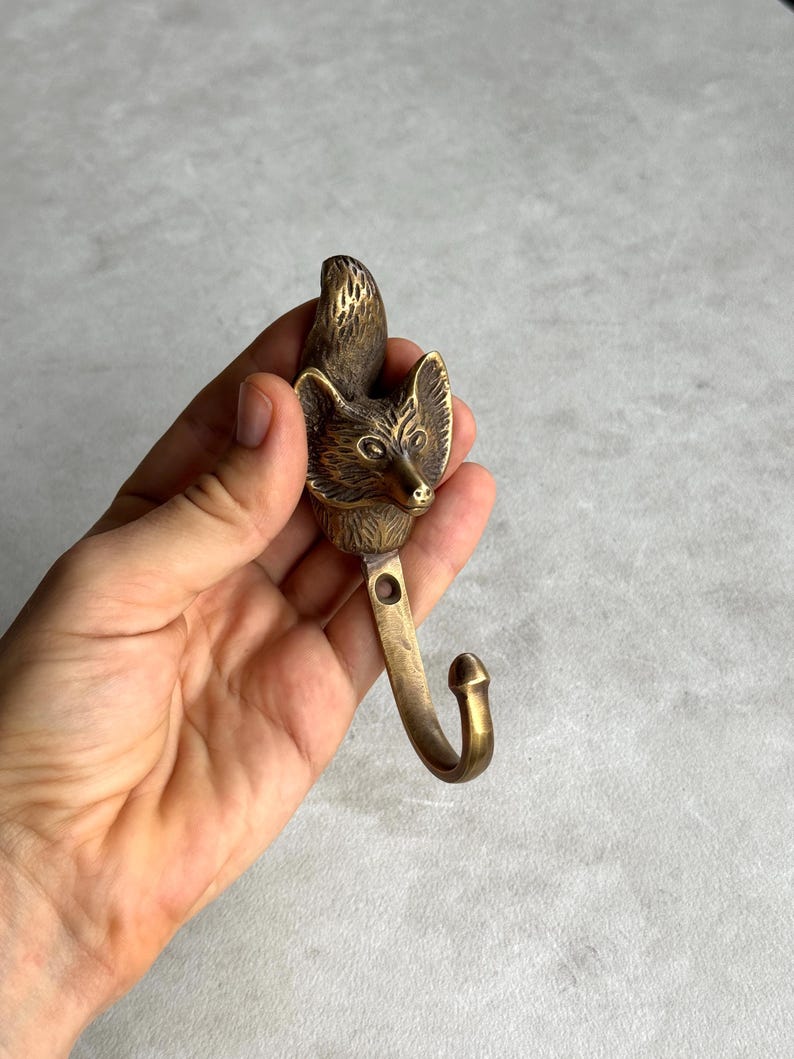 Antique Fox Wall Hook