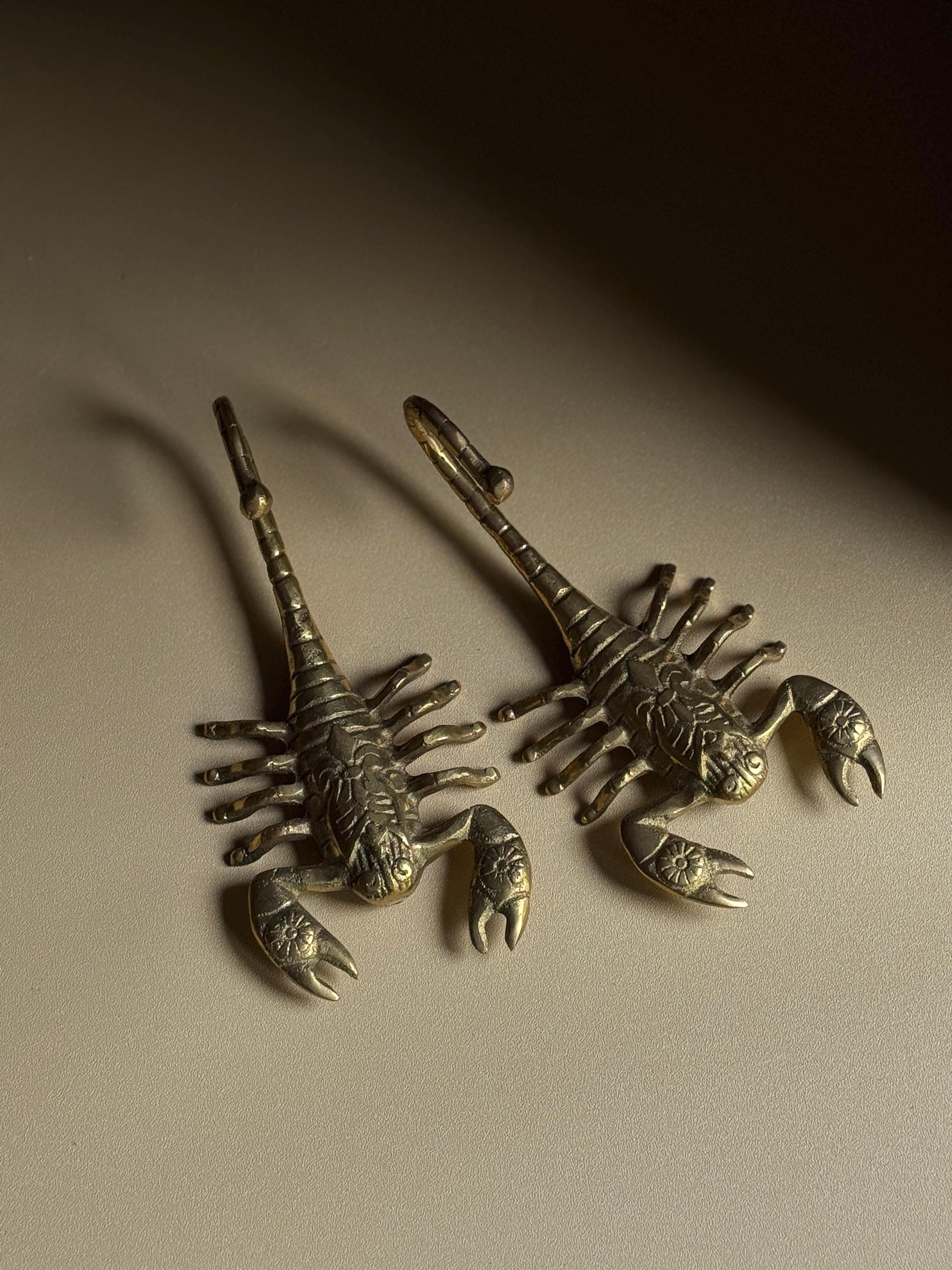Handcrafted Brass Scorpion Hook