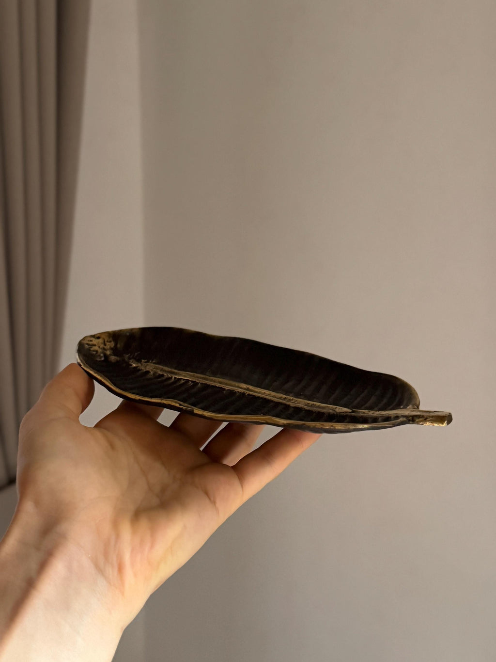 Gold Leaf Trinket Dish
