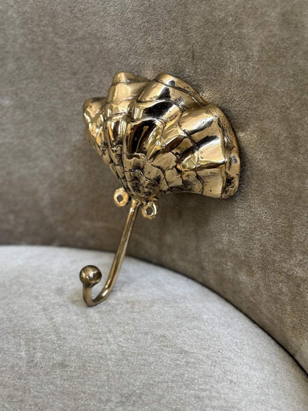 Brass Seashell Hook