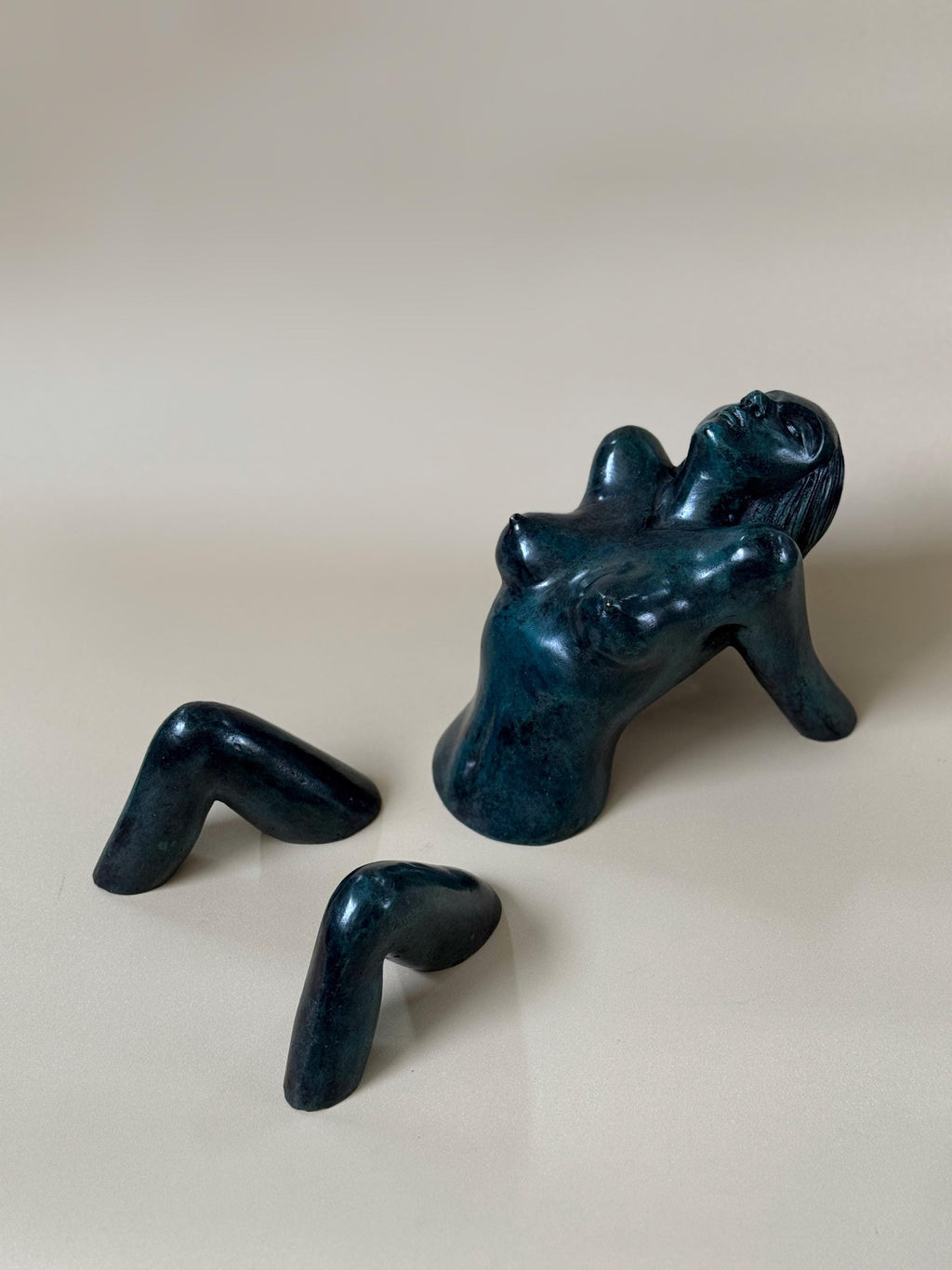 Bronze Female Torso Sculpture