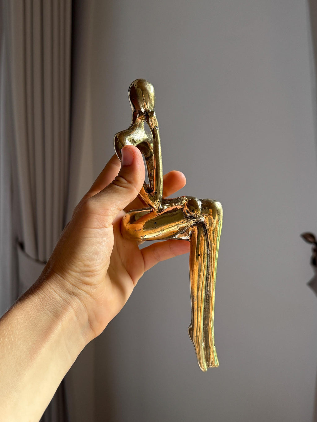 Minimalist Brass Sculpture