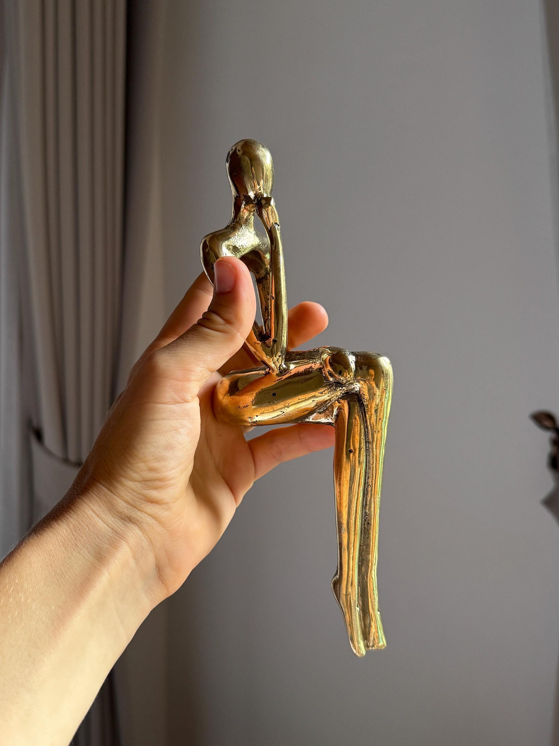 Minimalist Brass Sculpture