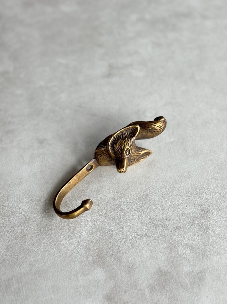 Antique Fox Wall Hook