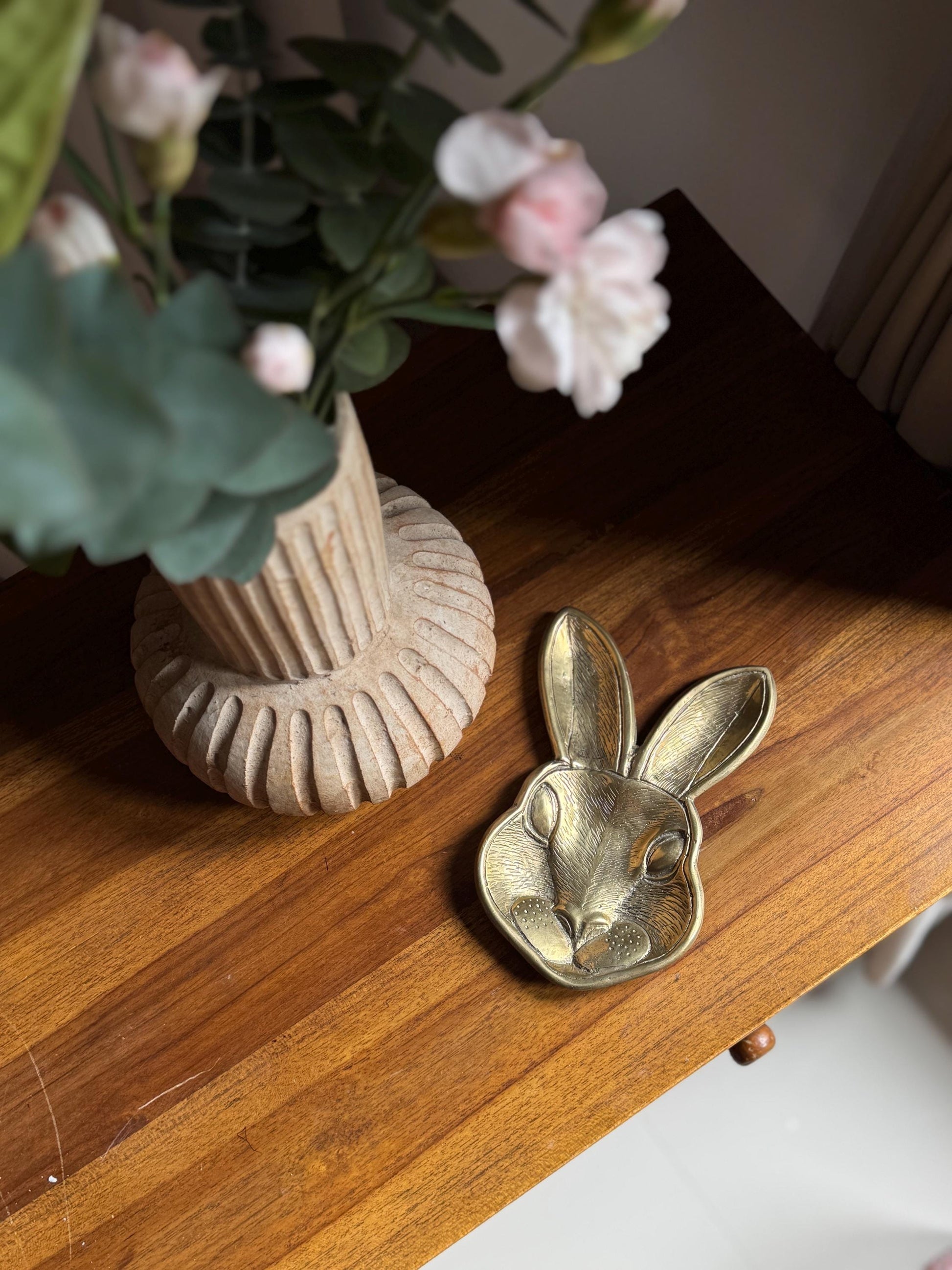 Brass Rabbit Stand for Accessories