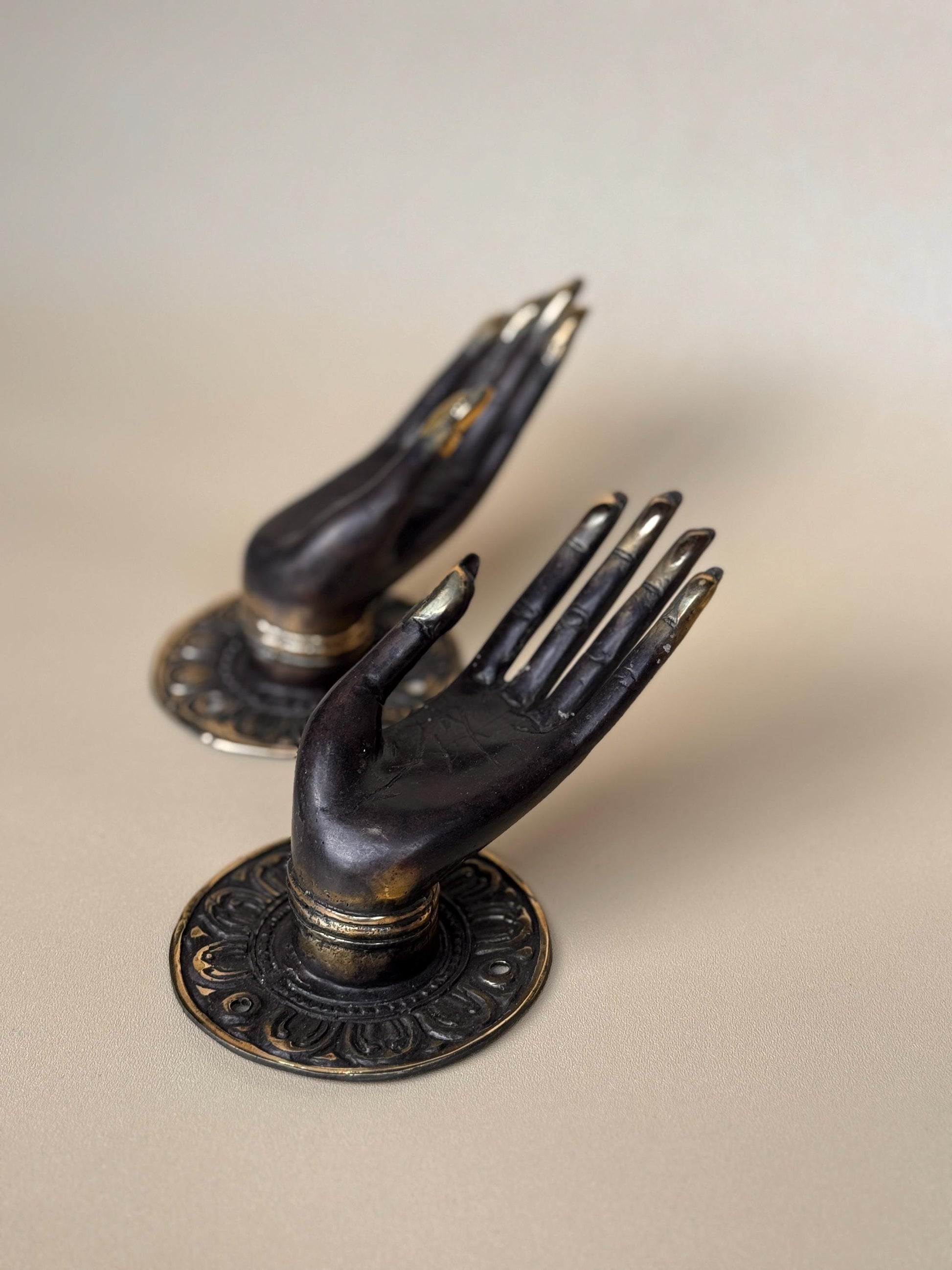 Brass Mudra Hand Hook