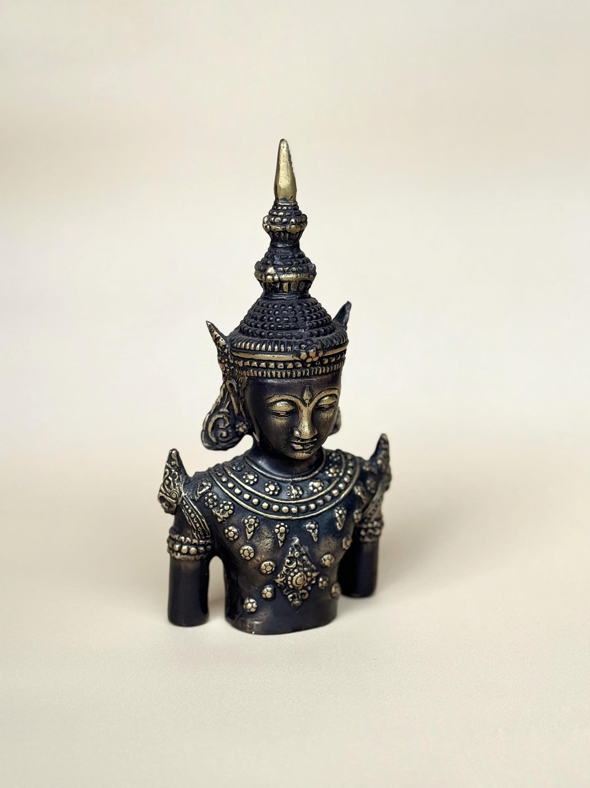 Brass Buddha Head Statue