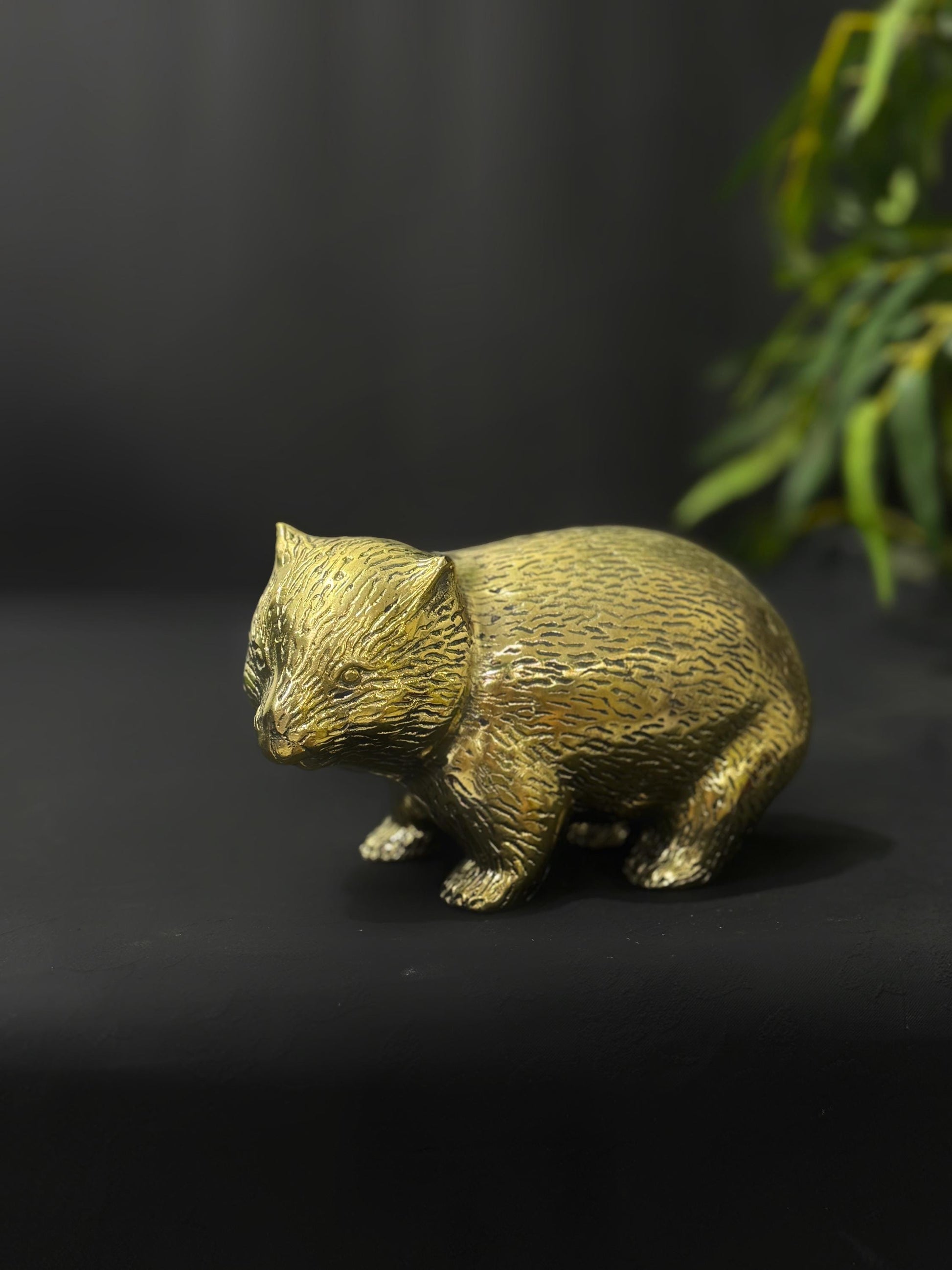 Handcrafted Brass Cub Baby Bear