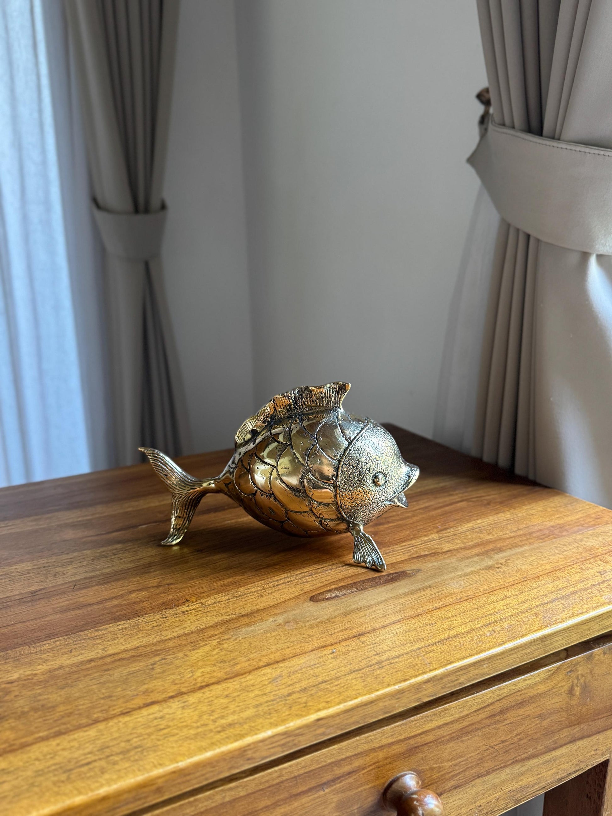 Brass Goldfish Figurine