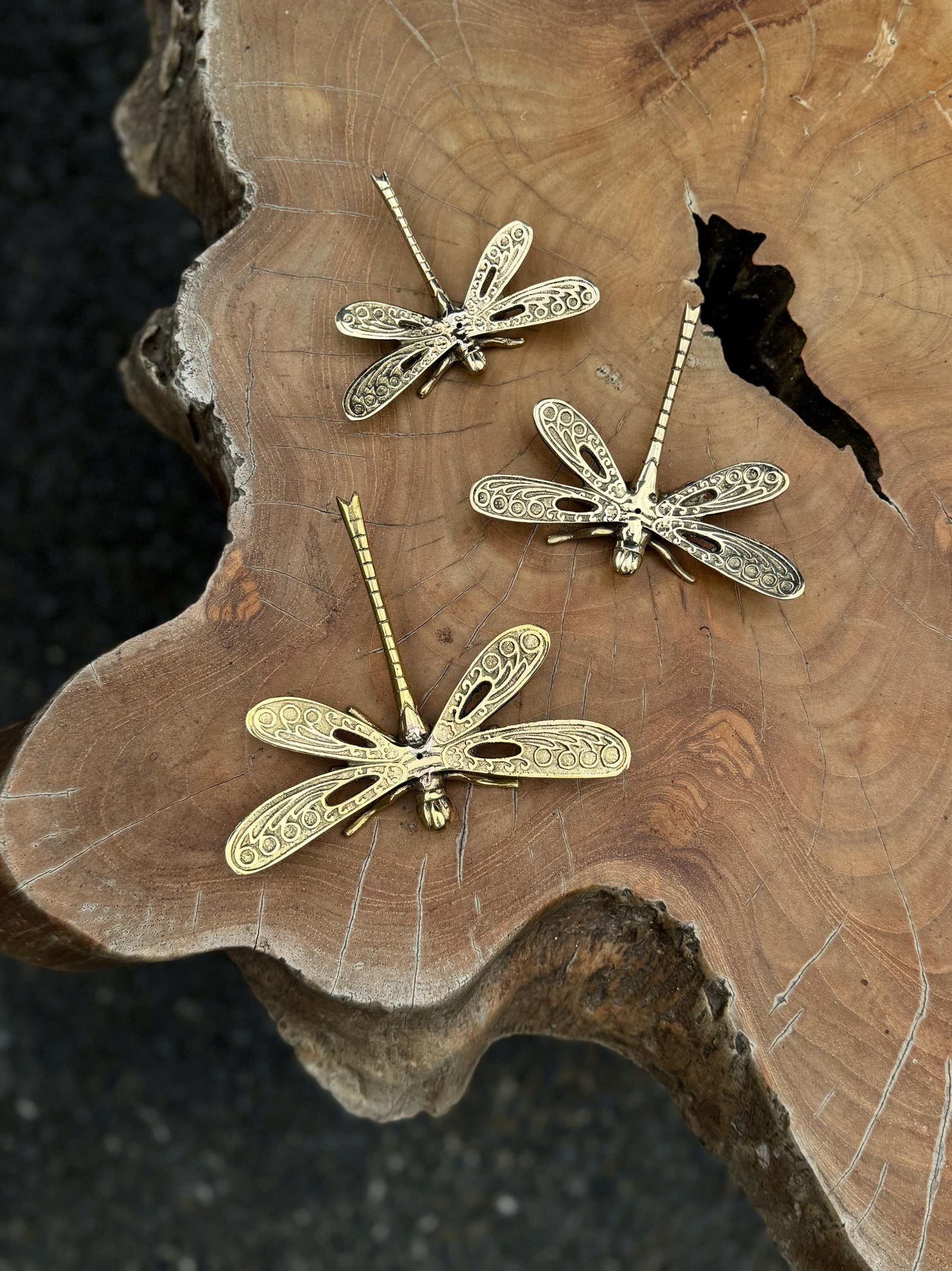Brass Dragonfly Sculptures