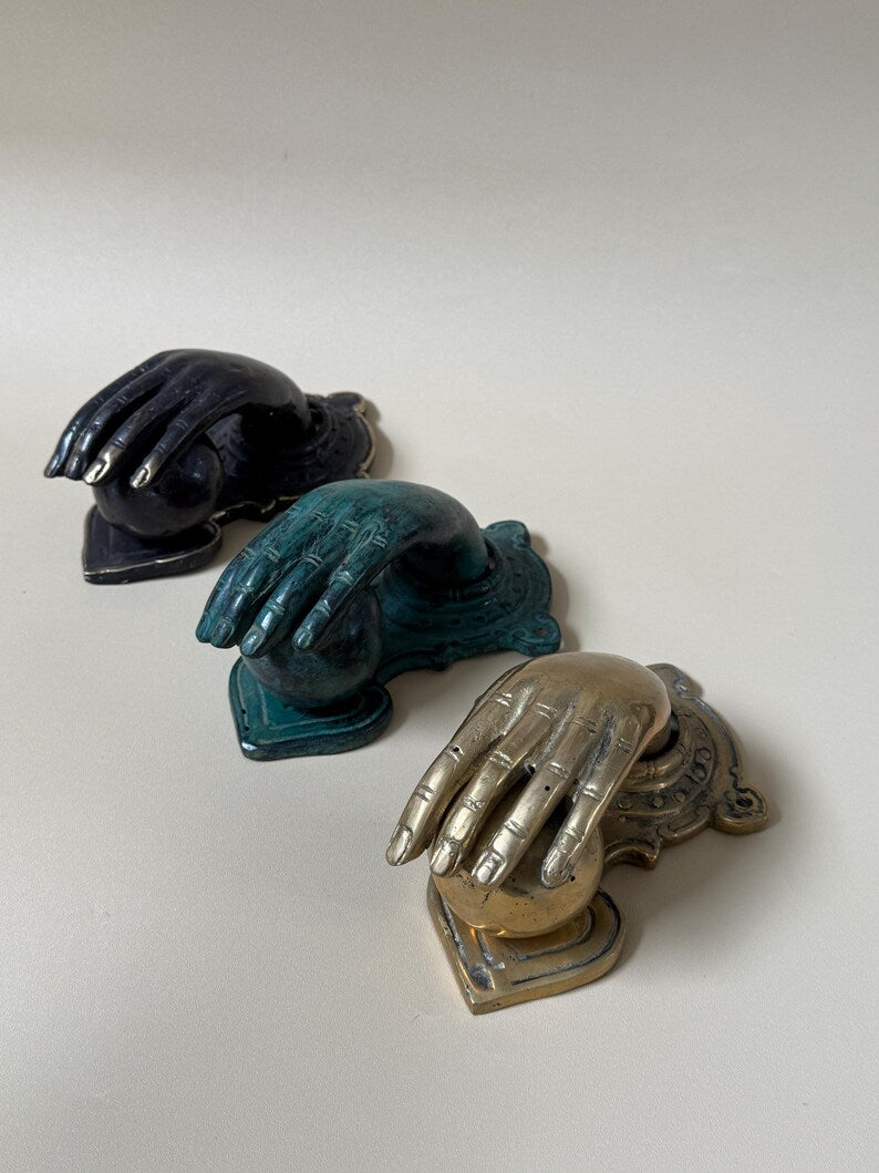 Hand Brass Door Knocker