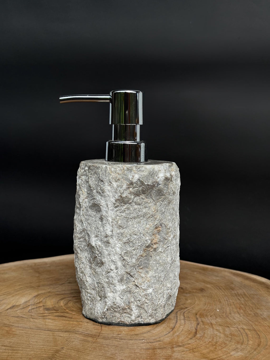 Beige Natural Stone Soap Dispenser