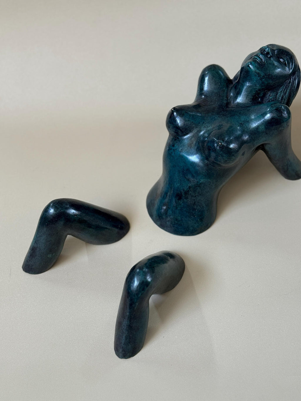 Bronze Female Torso Sculpture