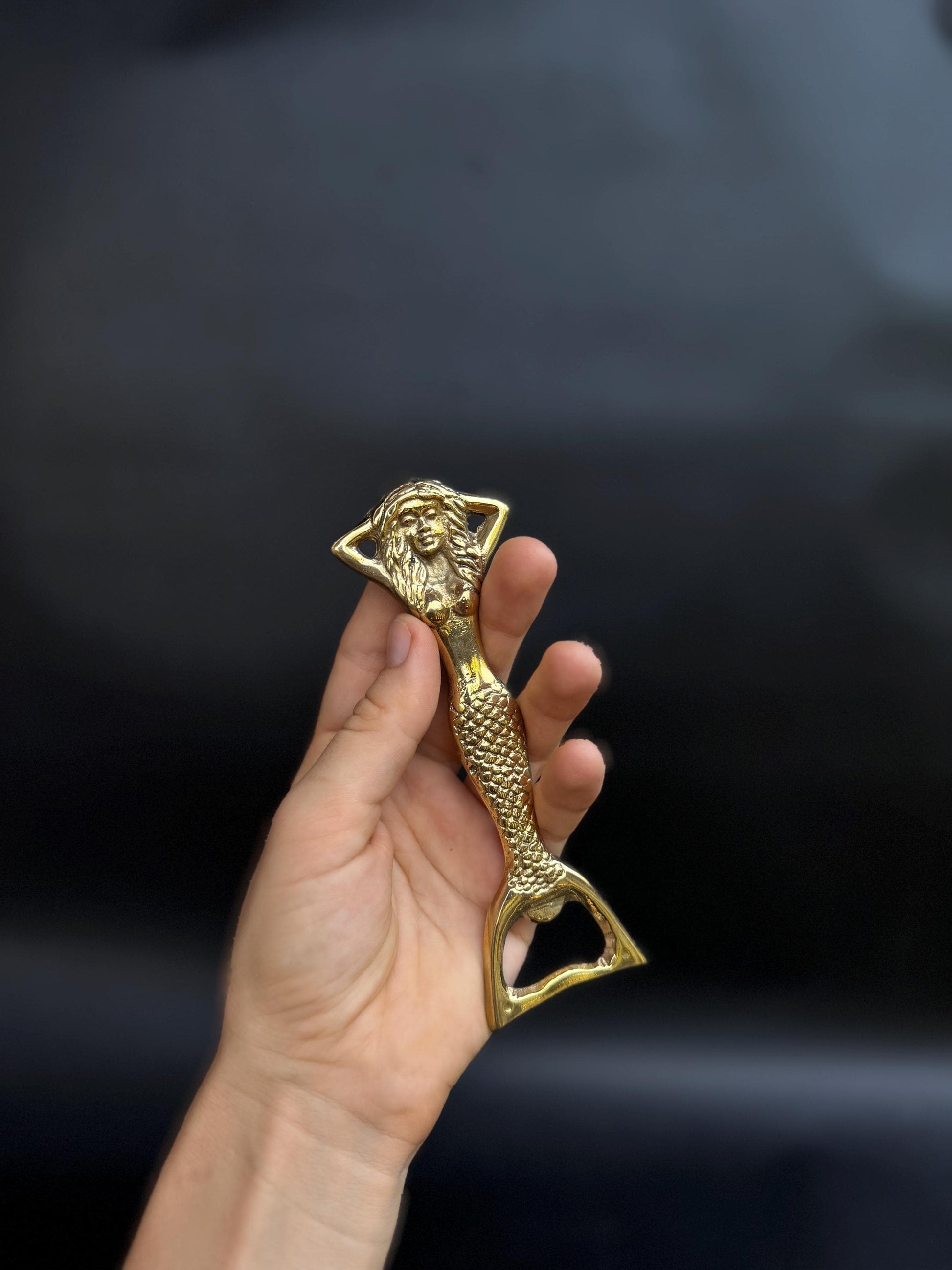 Brass Mermaid Bottle Opener