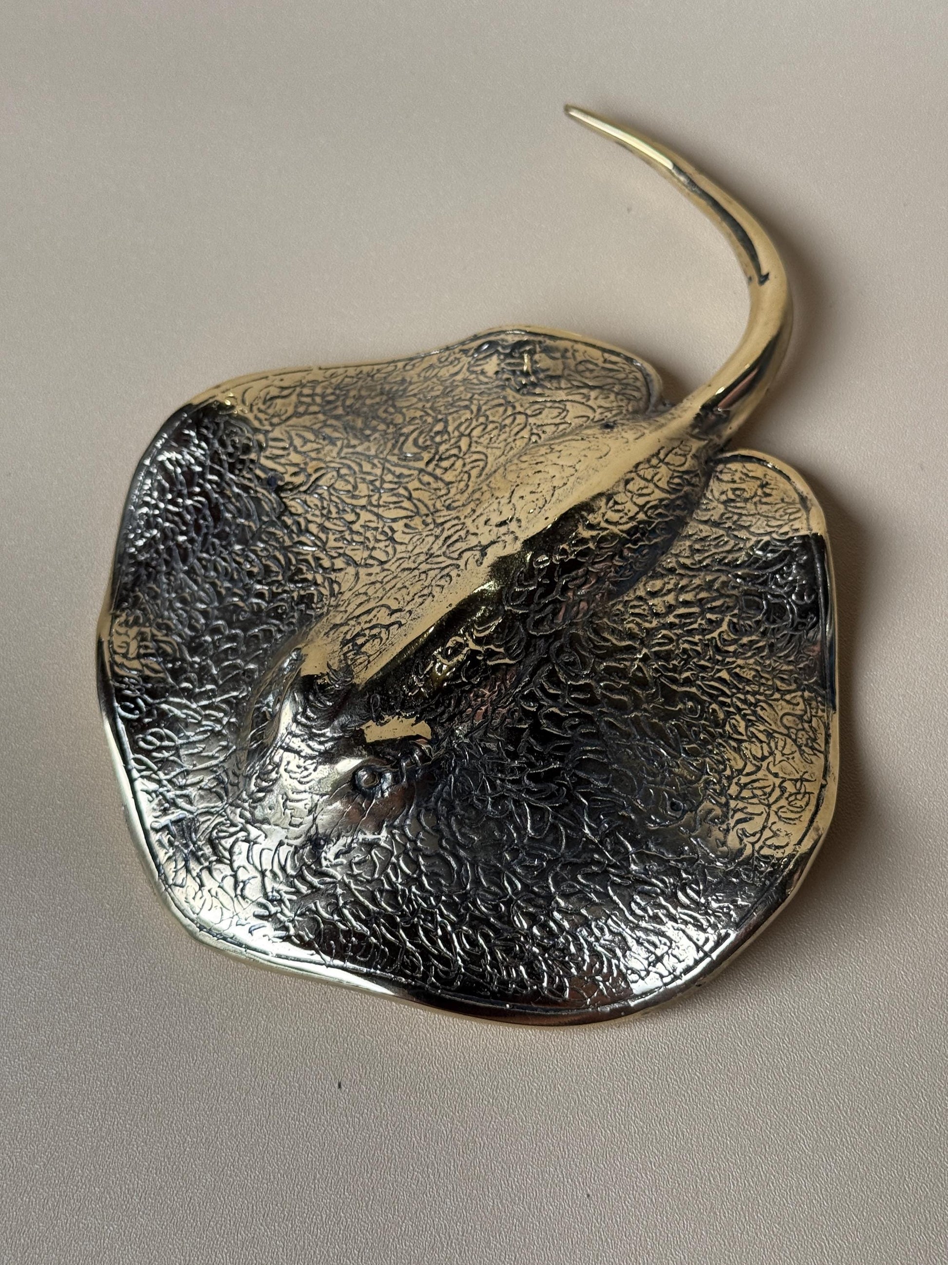 Brass Stingray Wall Hook