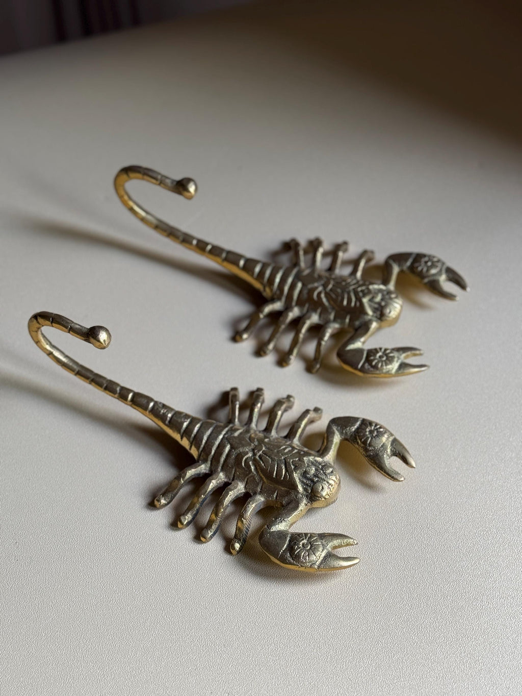 Handcrafted Brass Scorpion Hook