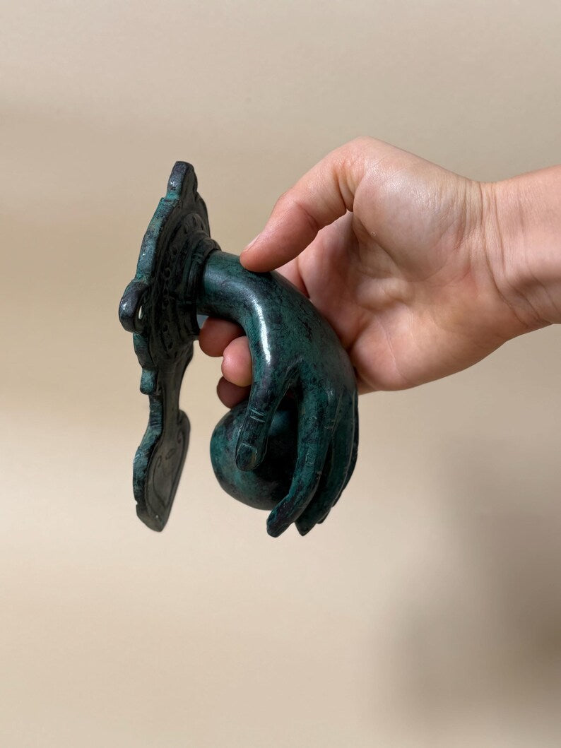 Hand Brass Door Knocker