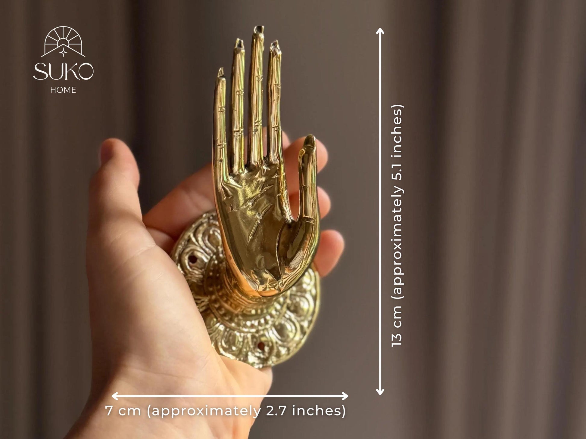 Brass Mudra Hand