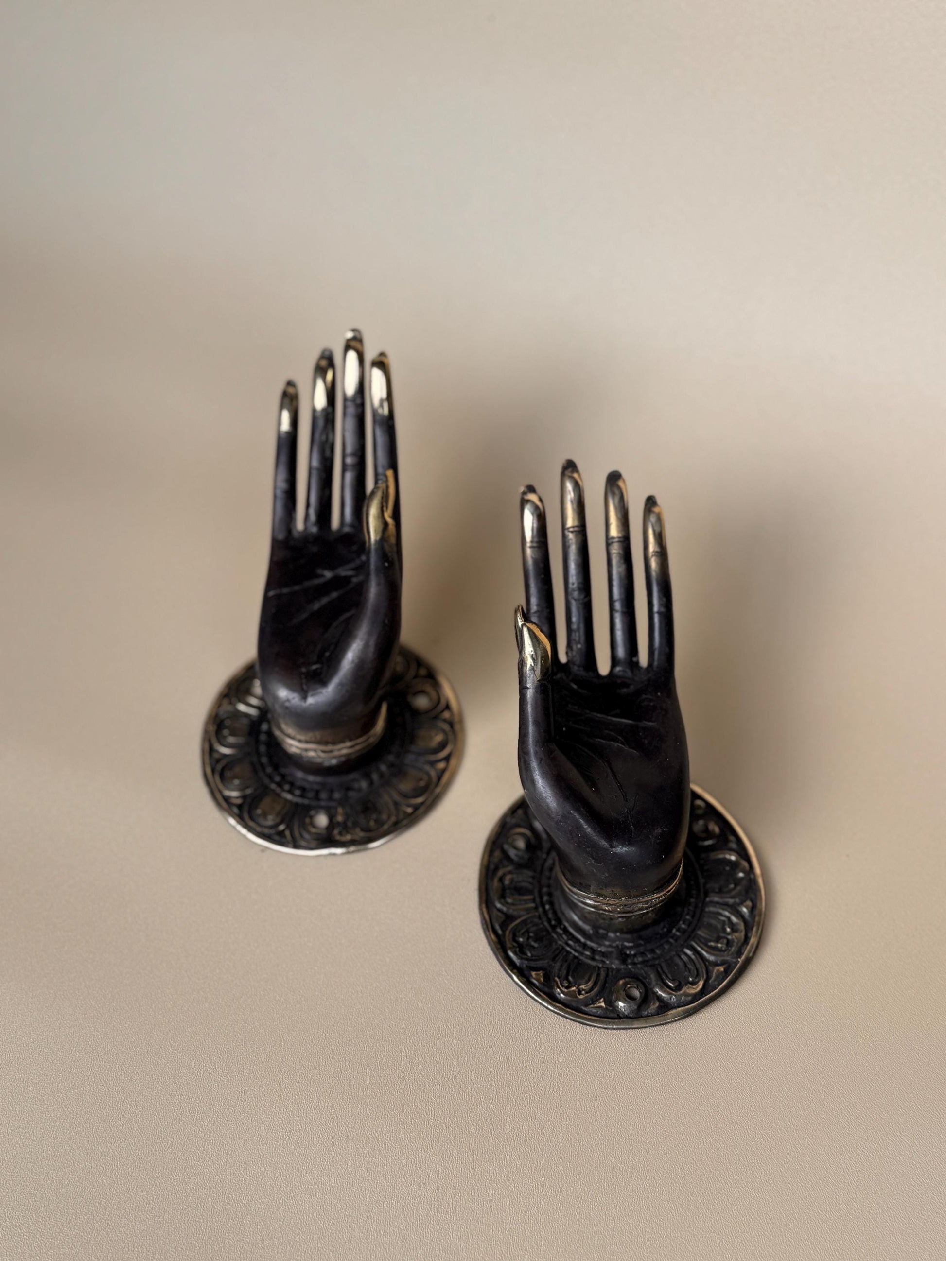 Brass Mudra Hand Hook