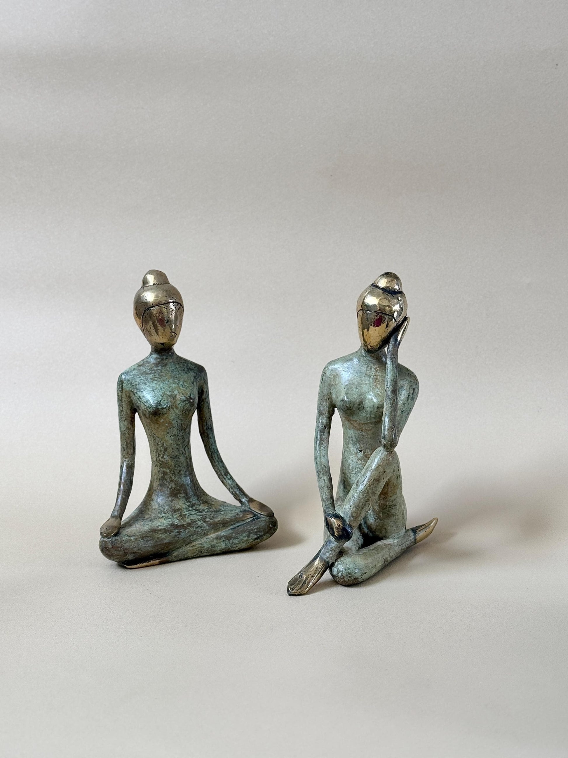 Brass Yoga Figurines