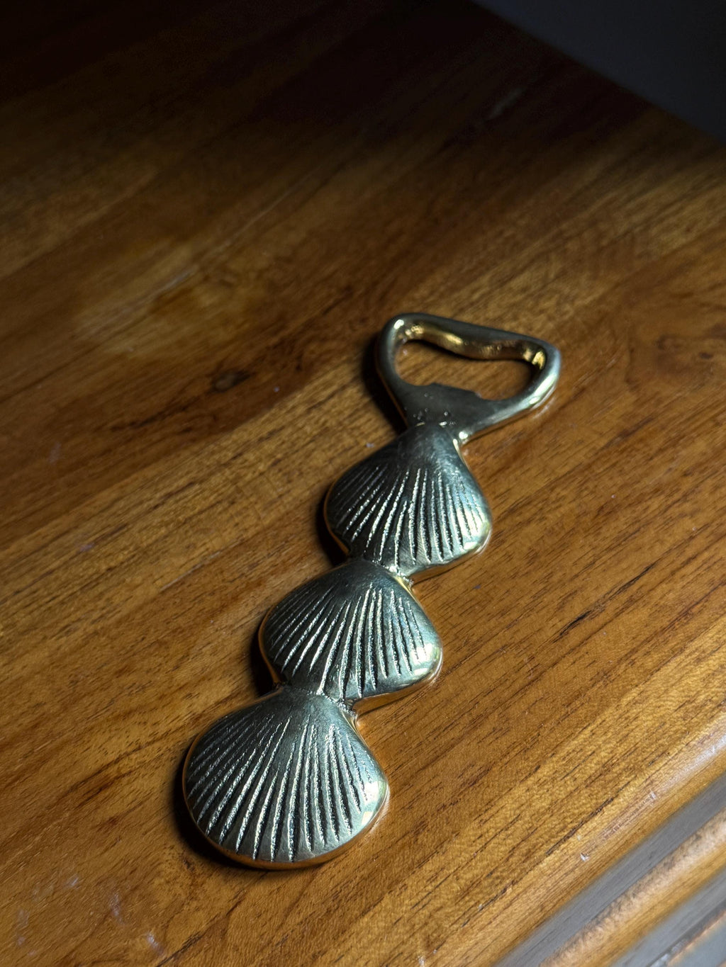 Brass Seashell Bottle Opener