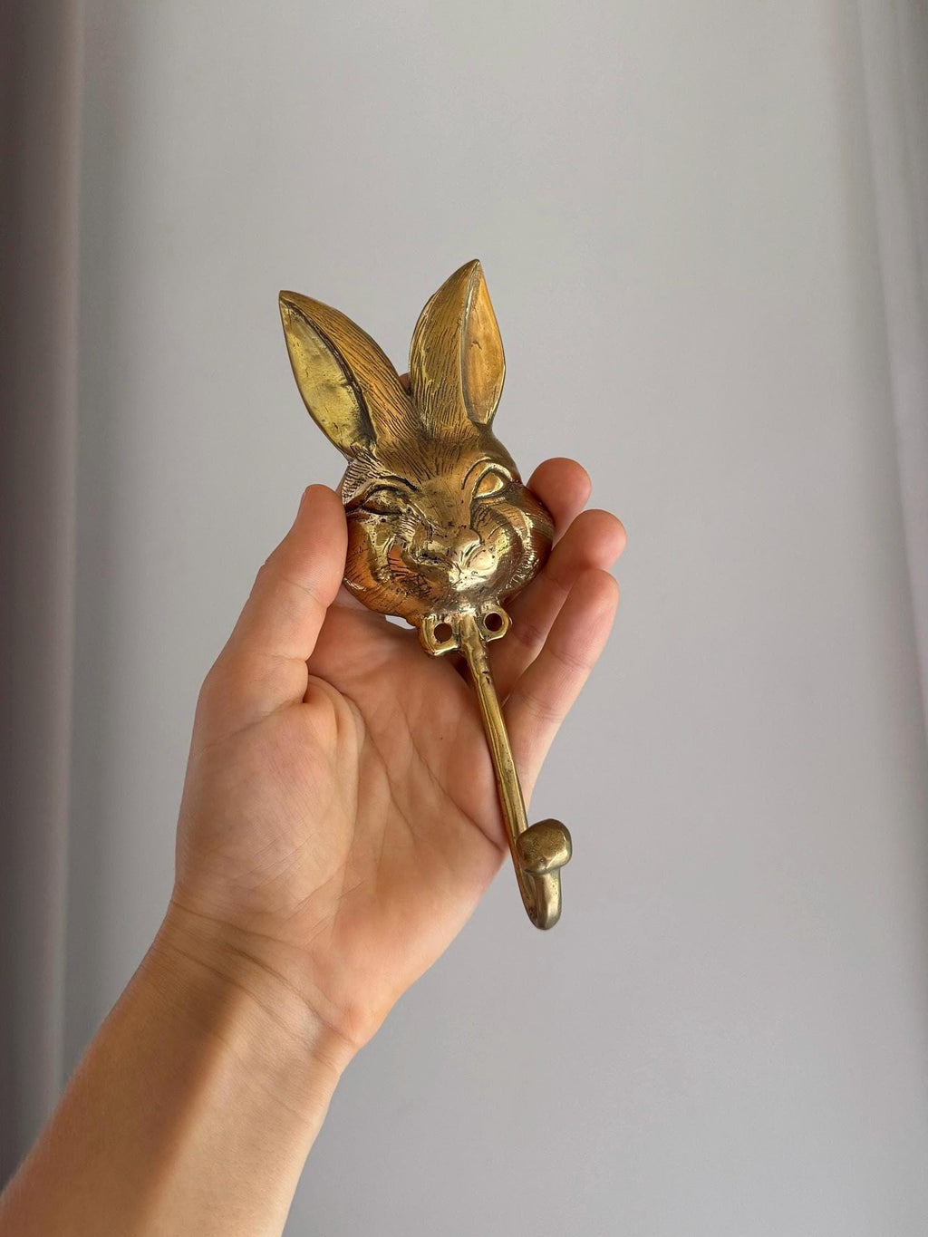Brass Bunny Hook