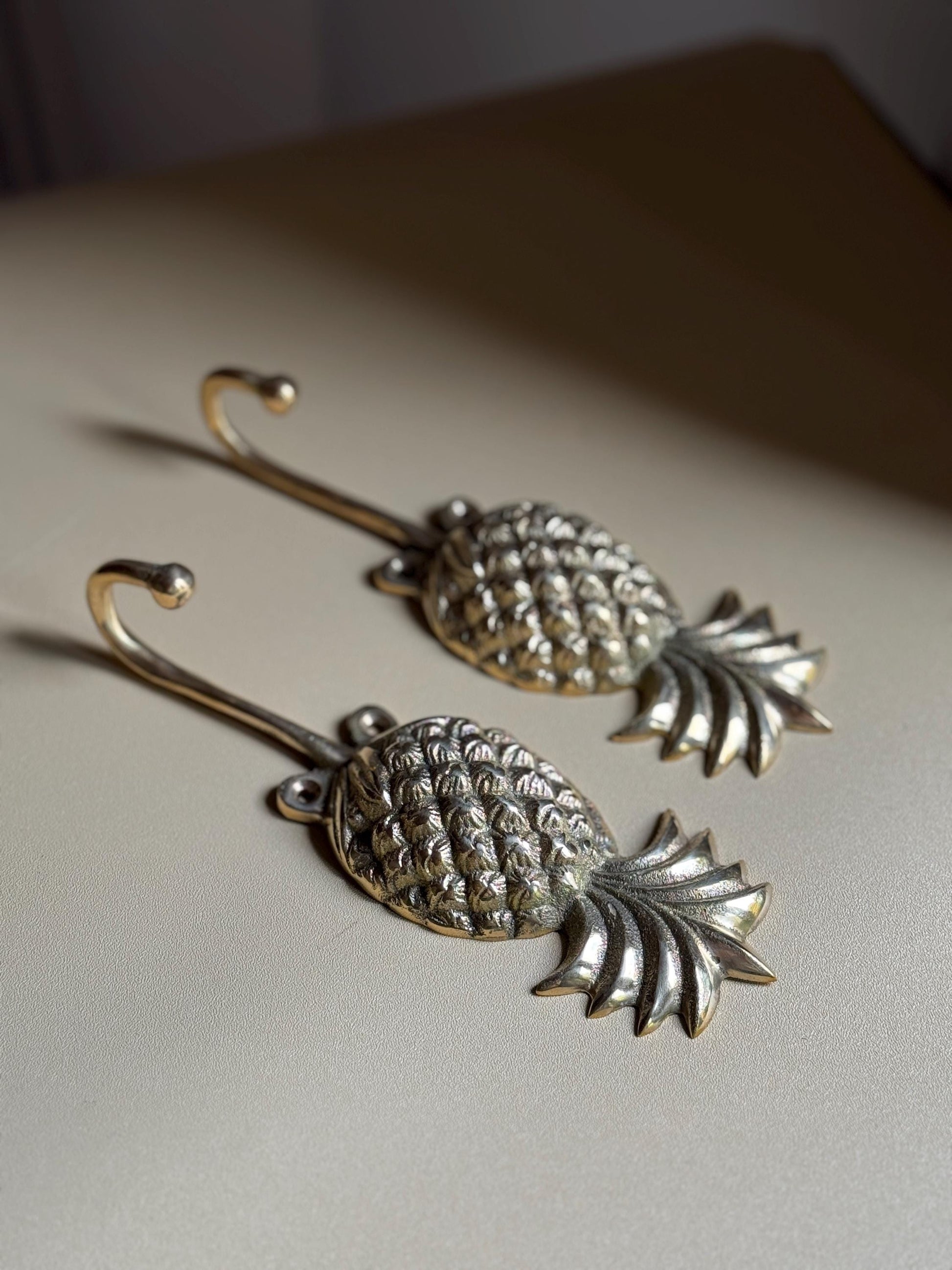 Brass Pineapple Wall Hook