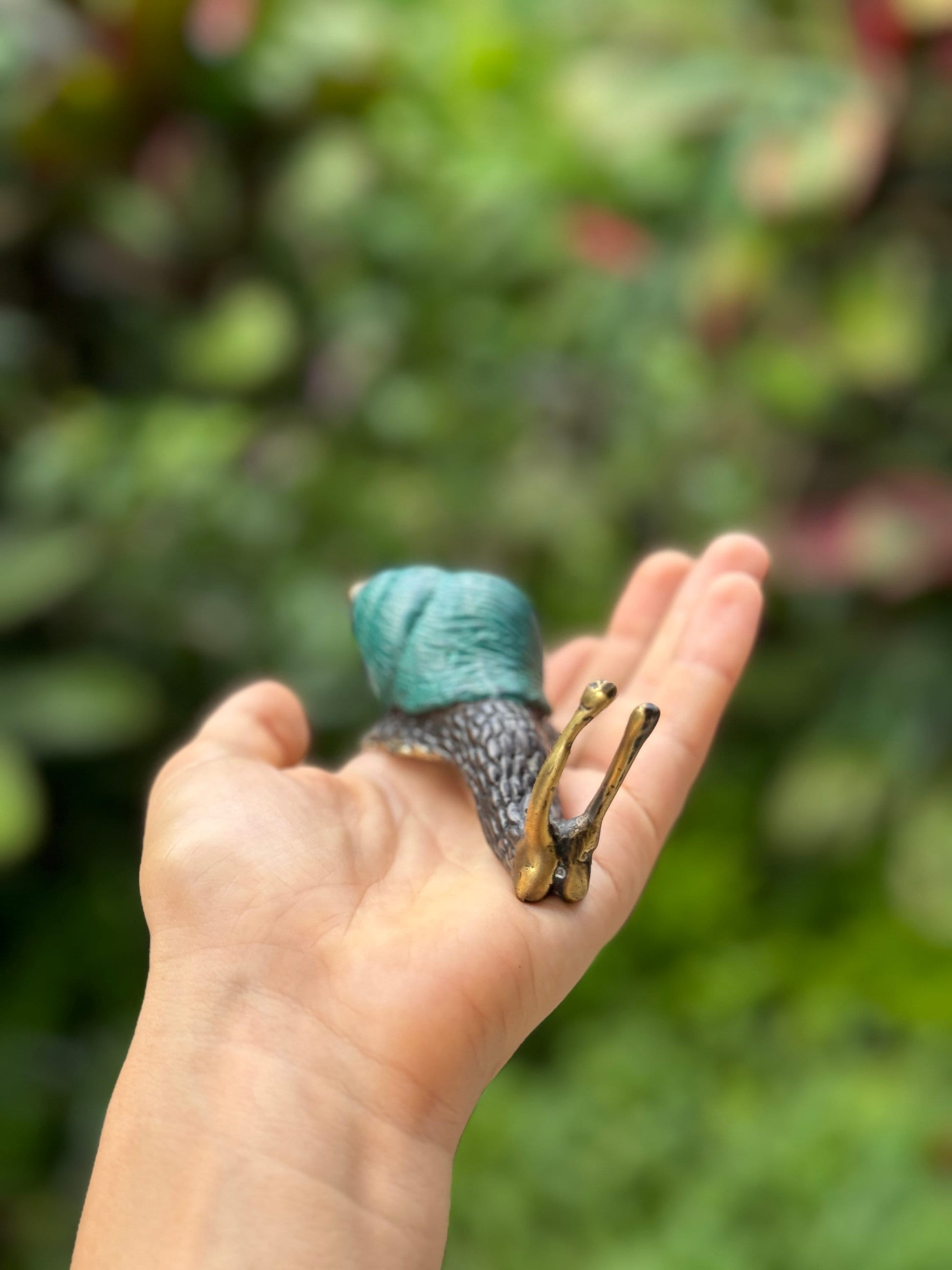 Brass Snail Figurine