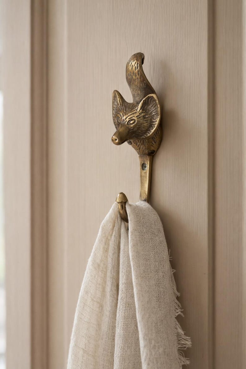 Antique Fox Wall Hook