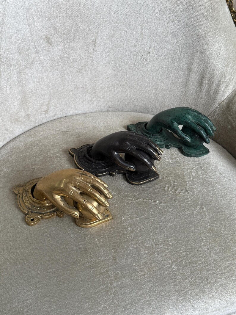 Hand Brass Door Knocker