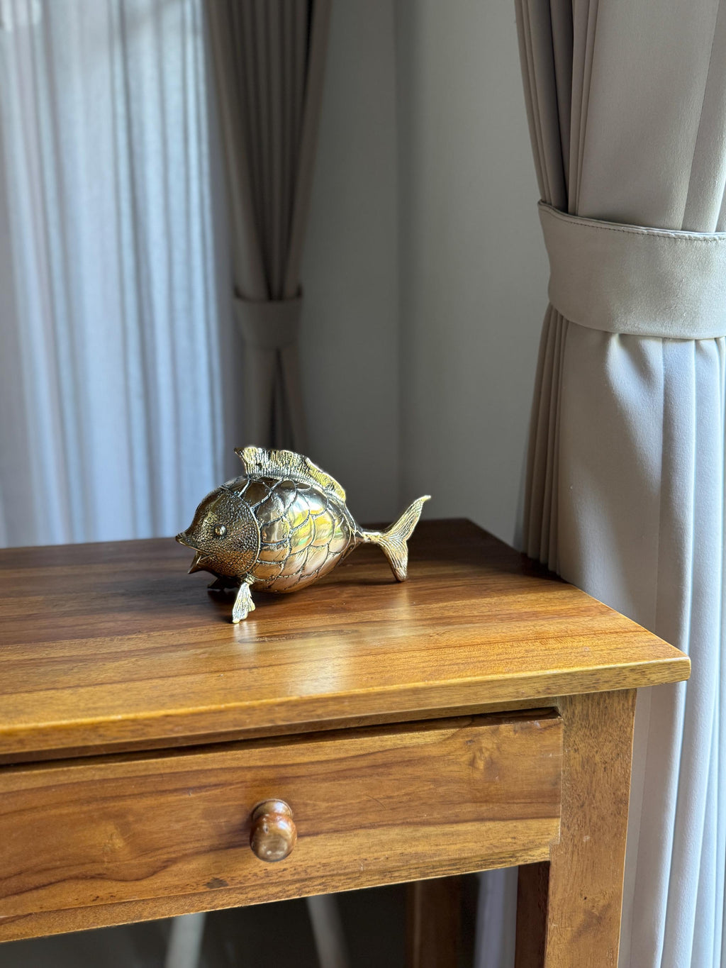 Brass Goldfish Figurine