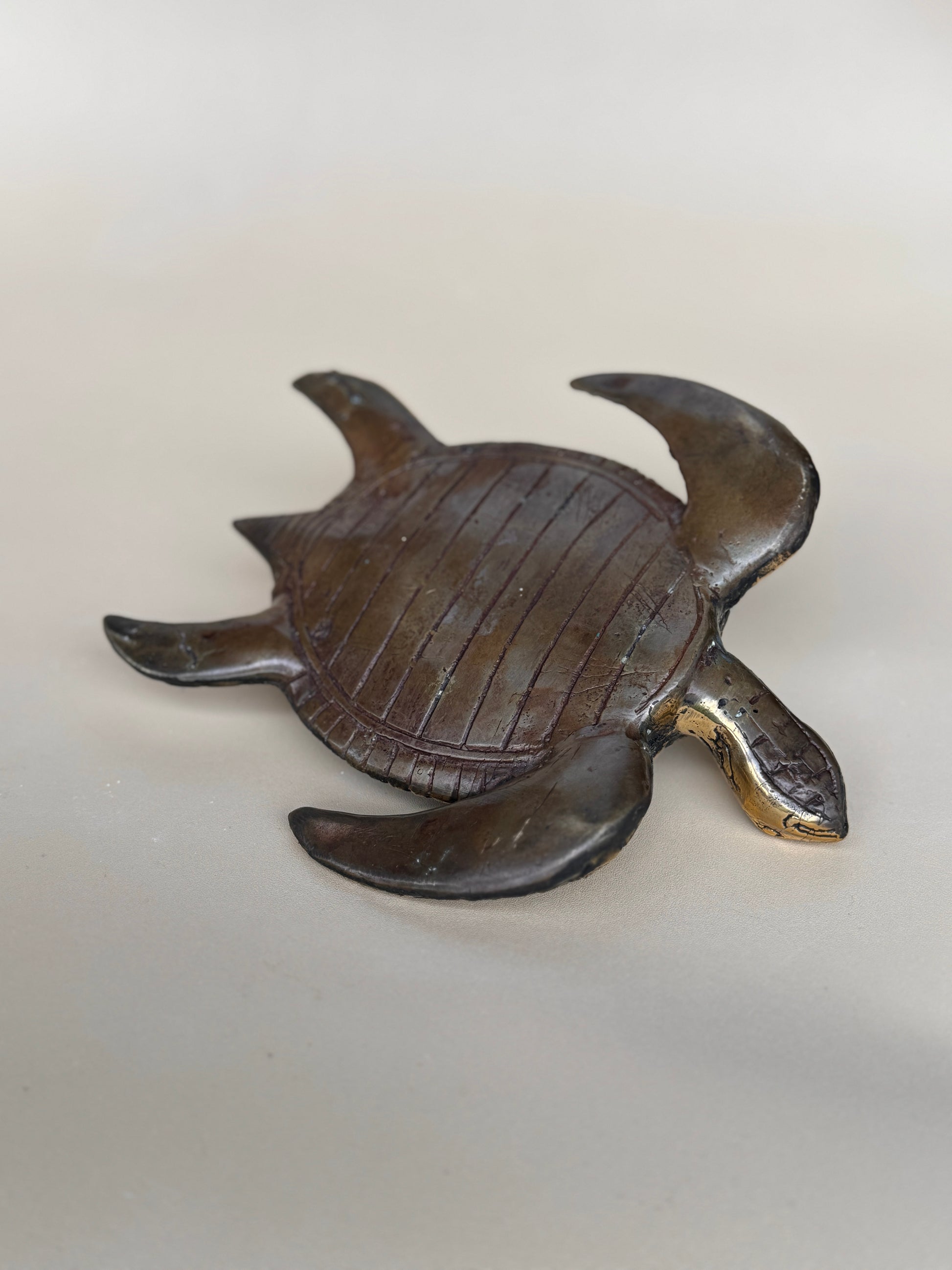 Brass Sea Turtle Statues