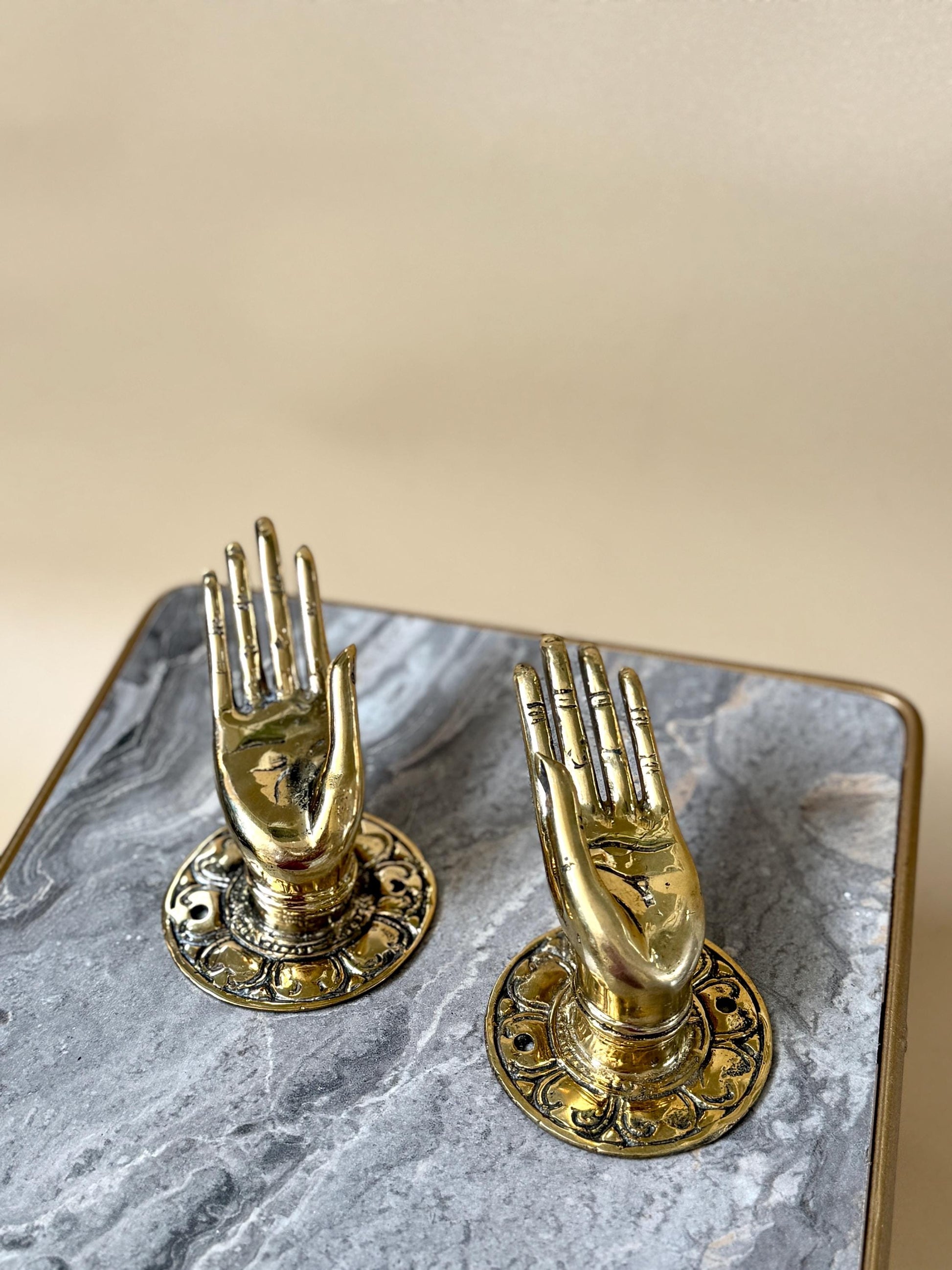 Brass Mudra Hand Hook