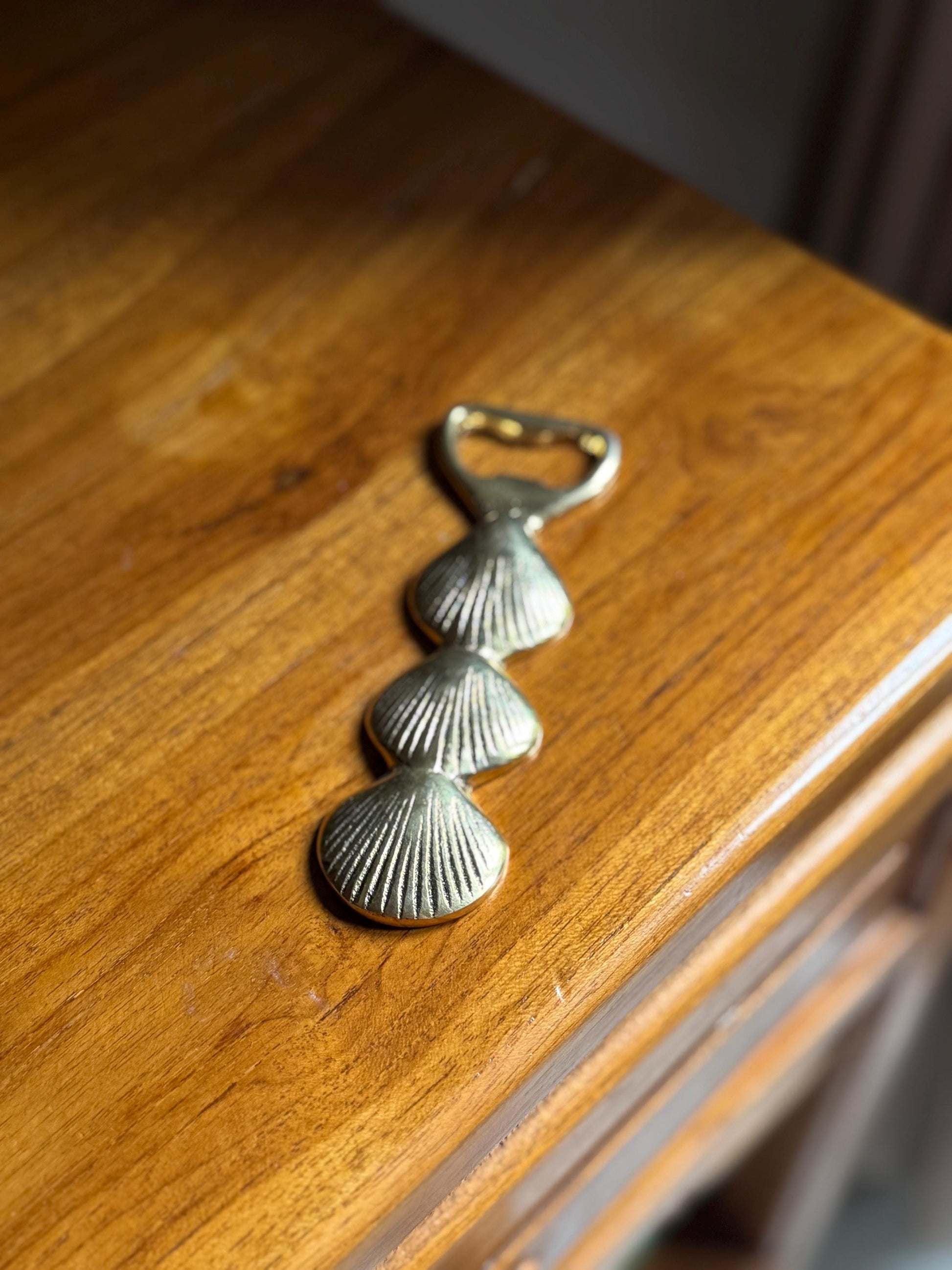 Brass Seashell Bottle Opener