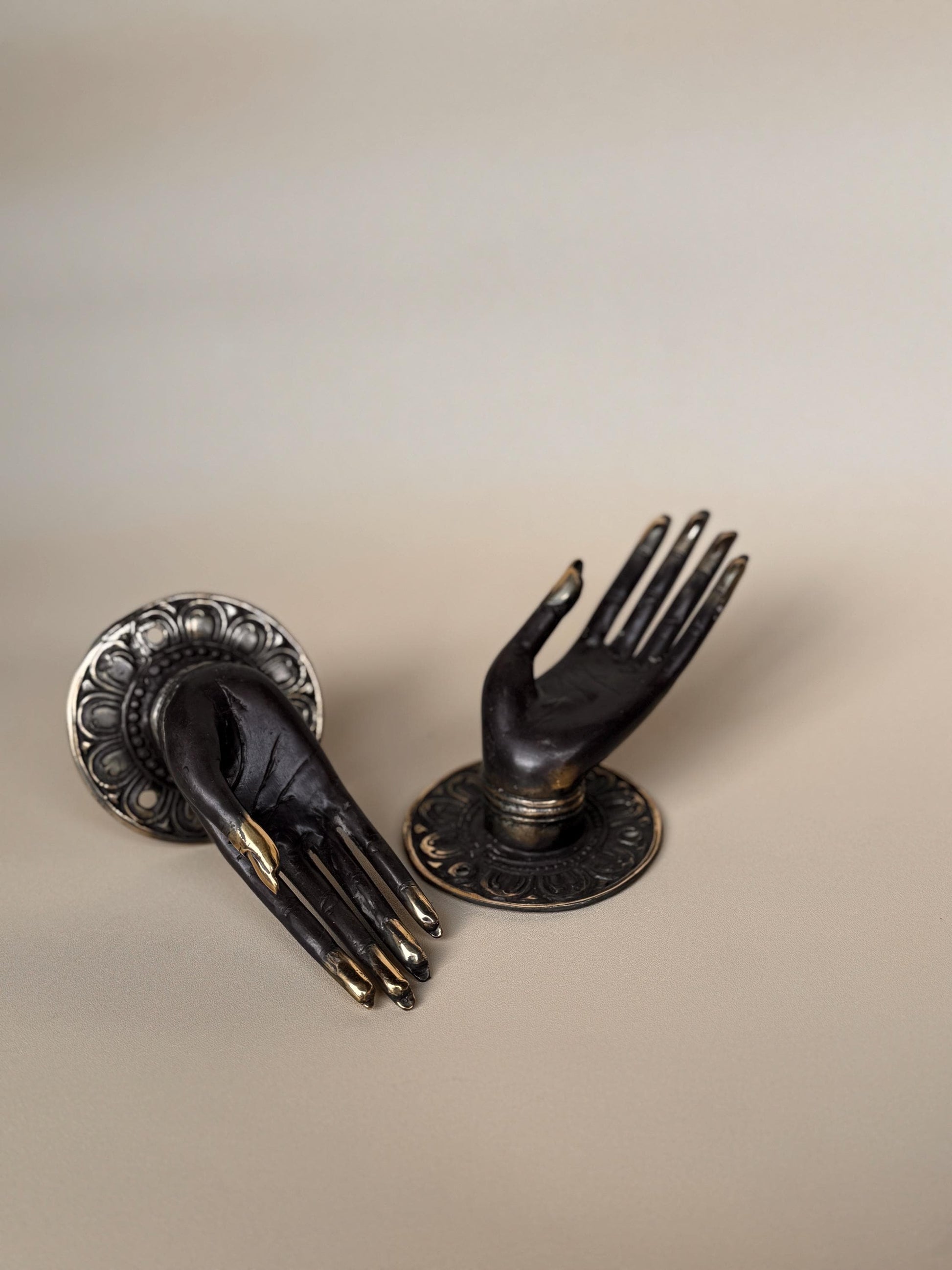 Brass Mudra Hand Hook